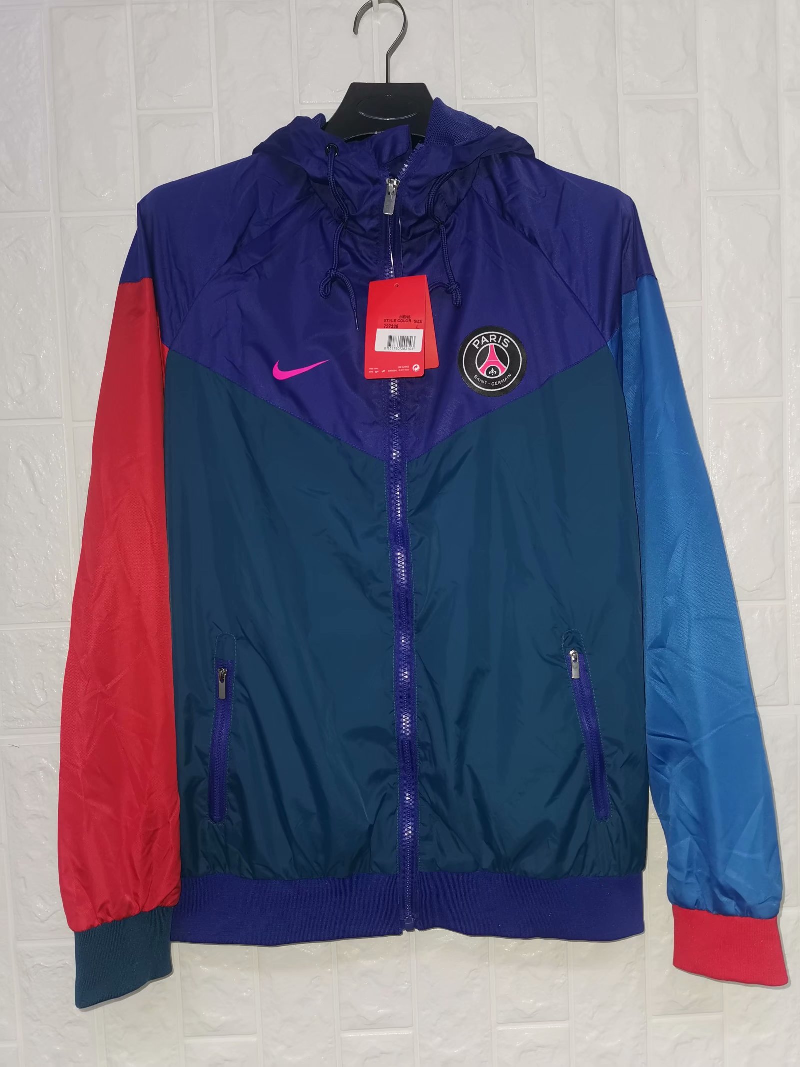 20-21 PSG Green Windbreaker Jacket Thai Quality - leoleo123123