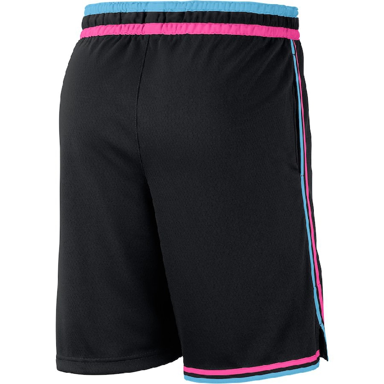 NBA Men Miami Heat Black City Pant High Quality Name and Number Print - leoleo123123
