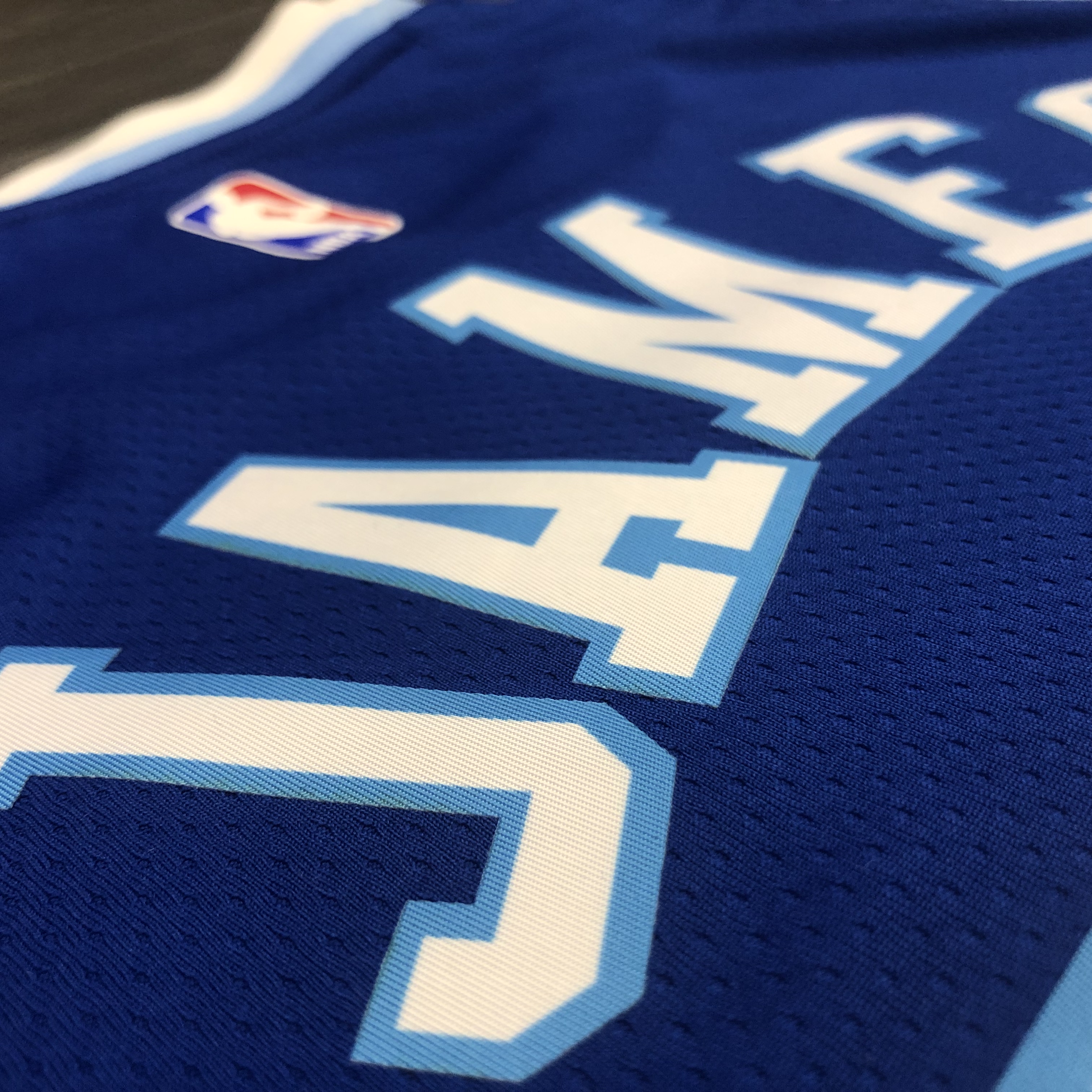NBA Men Los Angeles Lakers Retro in Latin #23 JAMES Blue Round Neck Jersey High Quality Name and Number Print - leoleo123123