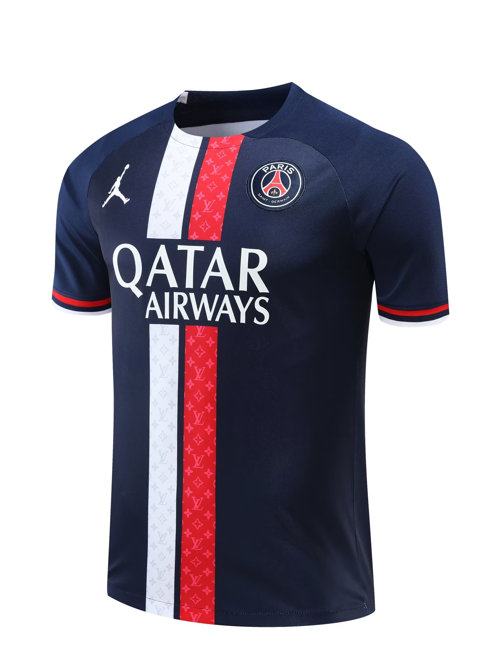 23/24 PSG Jordan Training Jersey Dark Blue Color Fans Version - leoleo123123