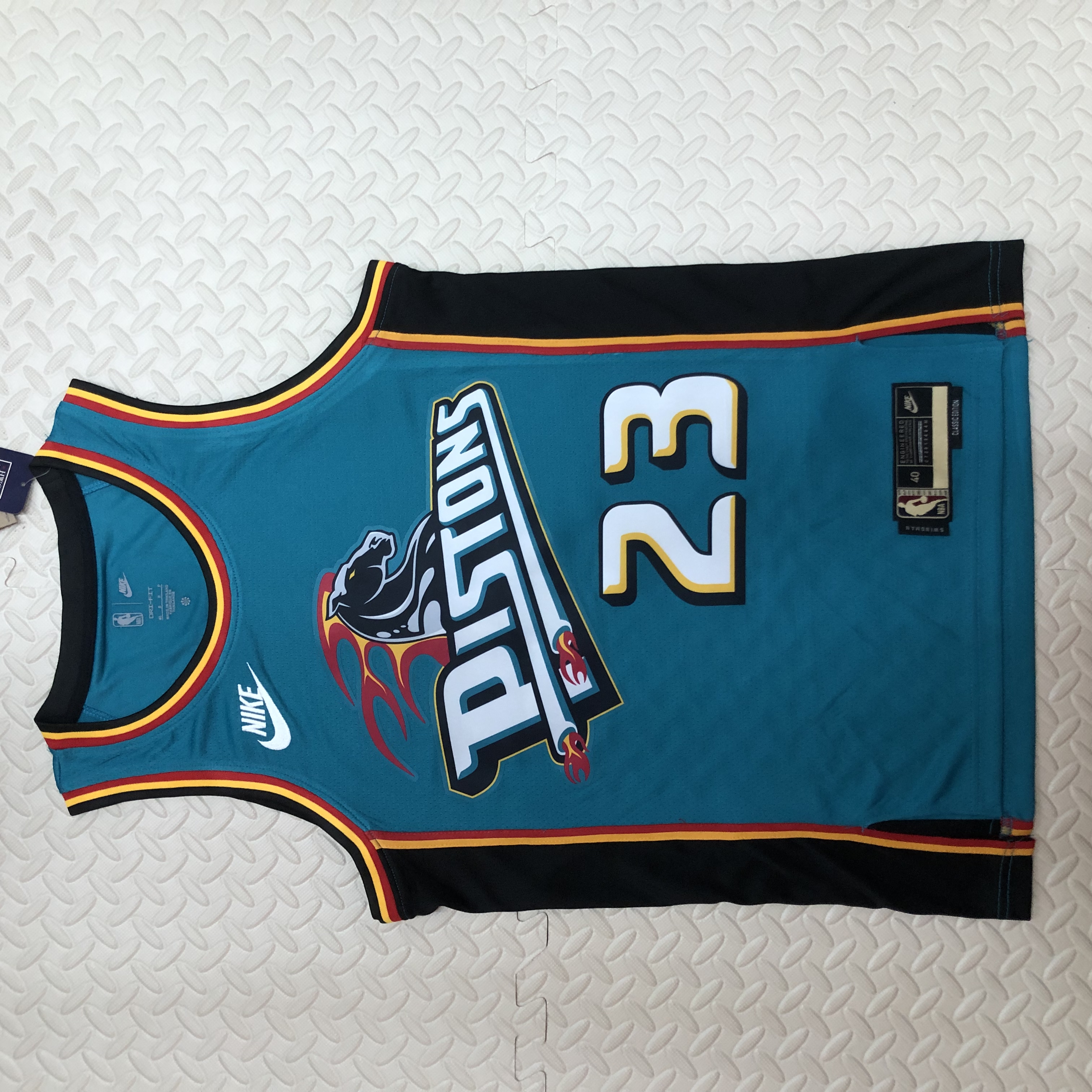 NBA Season 2023 Detroit Pistons Retro Green #22 IVEY Jersey High Quality Name and Number Print - leoleo123123