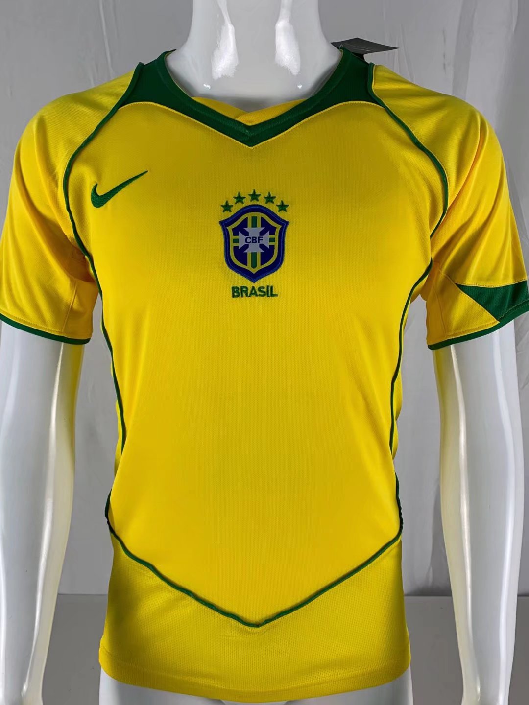 2004 Brazil Home Retro Jersey - leoleo123123