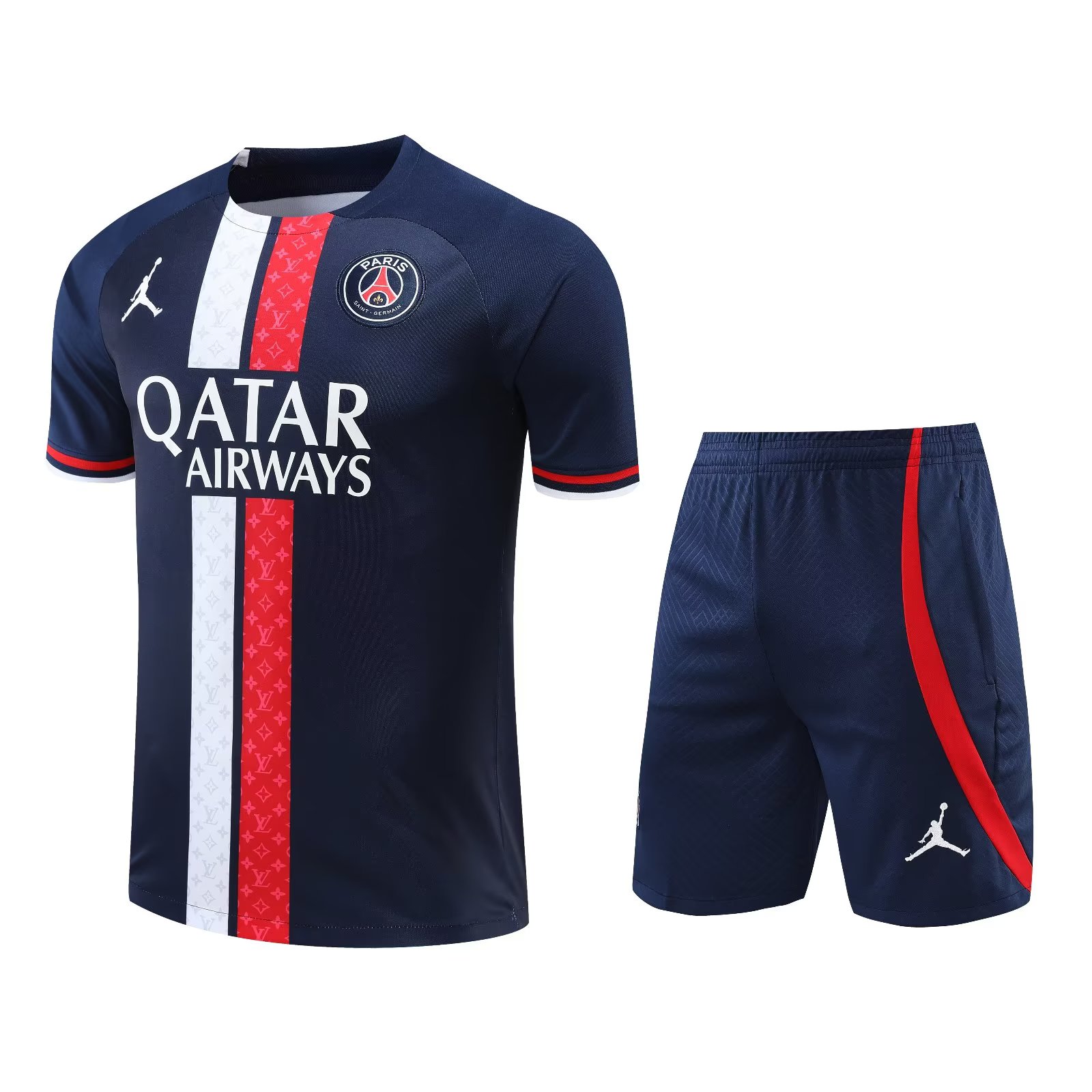 23/24 PSG Jordan Training Jersey Dark Blue Training Tracksuit - leoleo123123
