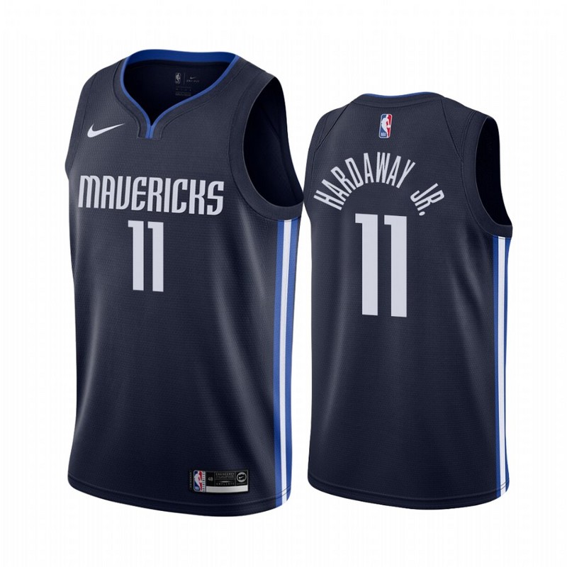 NBA Men Dallas Mavericks Dark Blue #11 HARDAWAY JR. Jersey High Quality Name and Number Print - leoleo123123