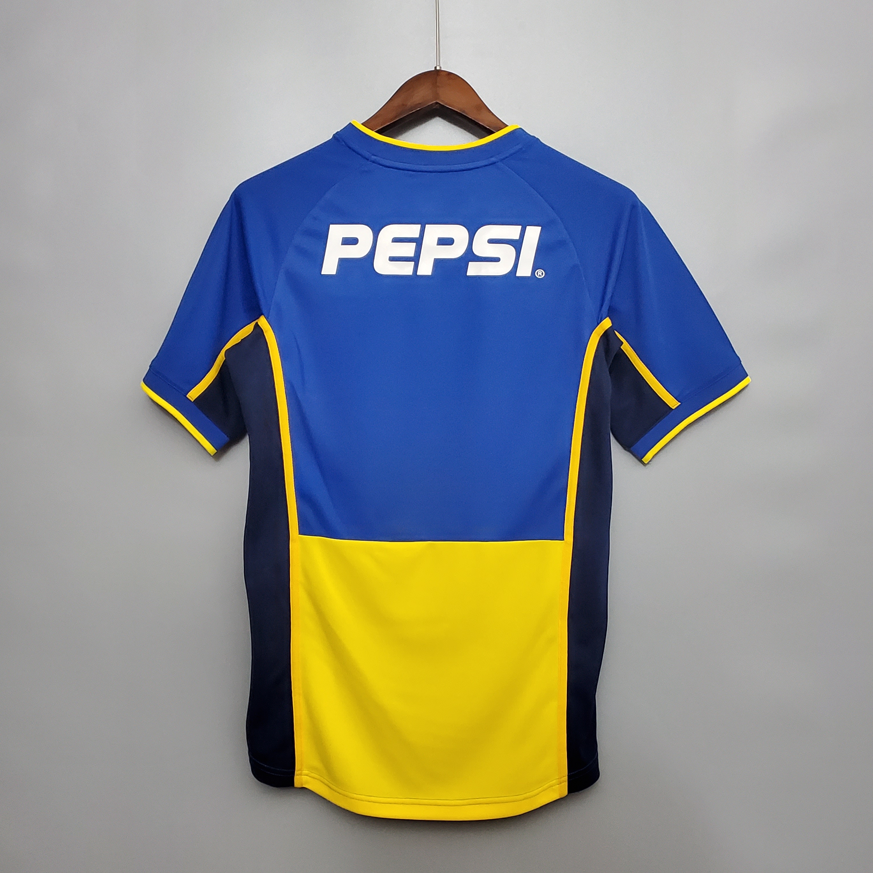 2002 Boca Home Retro Soccer Jersey Thai Quality - leoleo123123