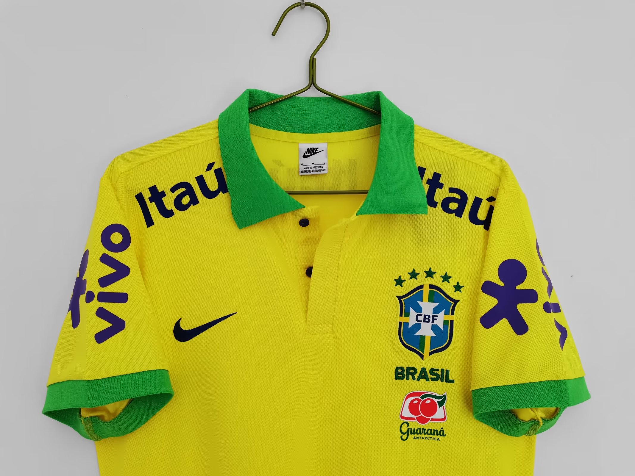 22/23 Brazil Yellow Polo Jersey Thai Quality - leoleo123123