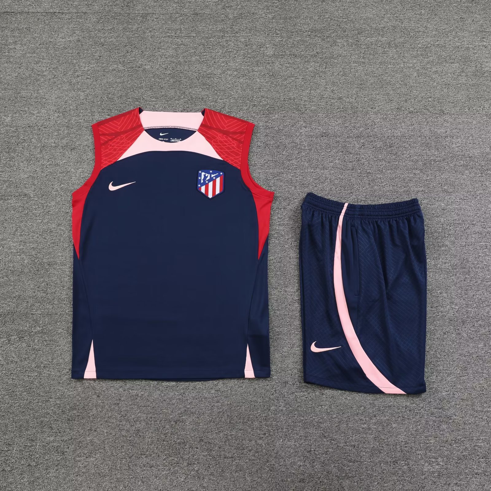 23/24 At Madrid Dark BlueTraining Vest Training suit - leoleo123123