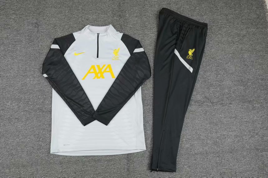 21-22 Liverpool Grey Sweater Tracksuit Thai Quality - leoleo123123