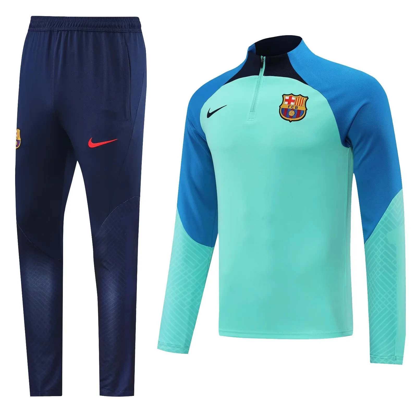 22-23 Barcelona Green Sweater Tracksuit Thai Quality - leoleo123123