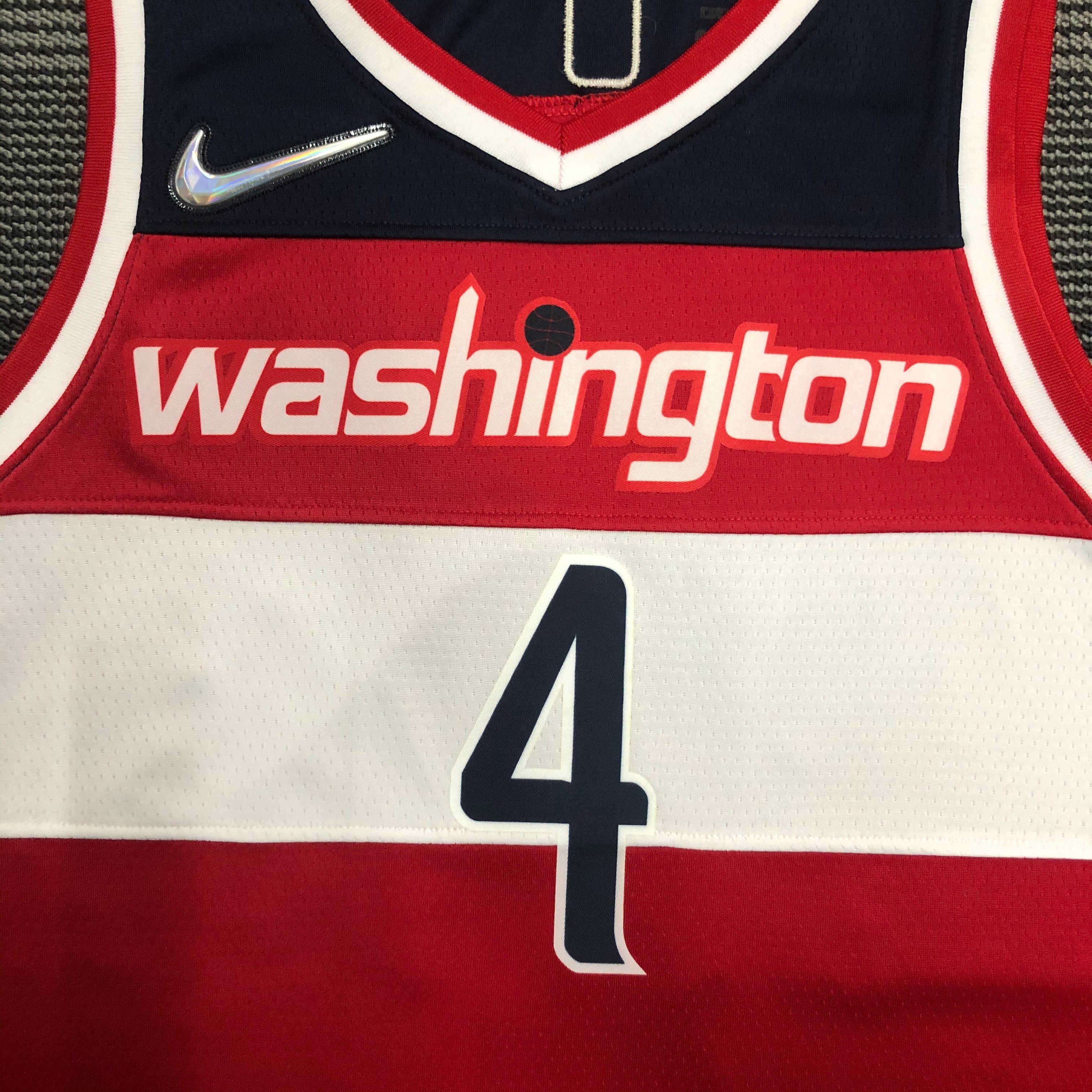 NBA 75th Anniversary Men Washington Wizards Red #4 WESTBROOK Jersey High Quality Name and Number Print - leoleo123123