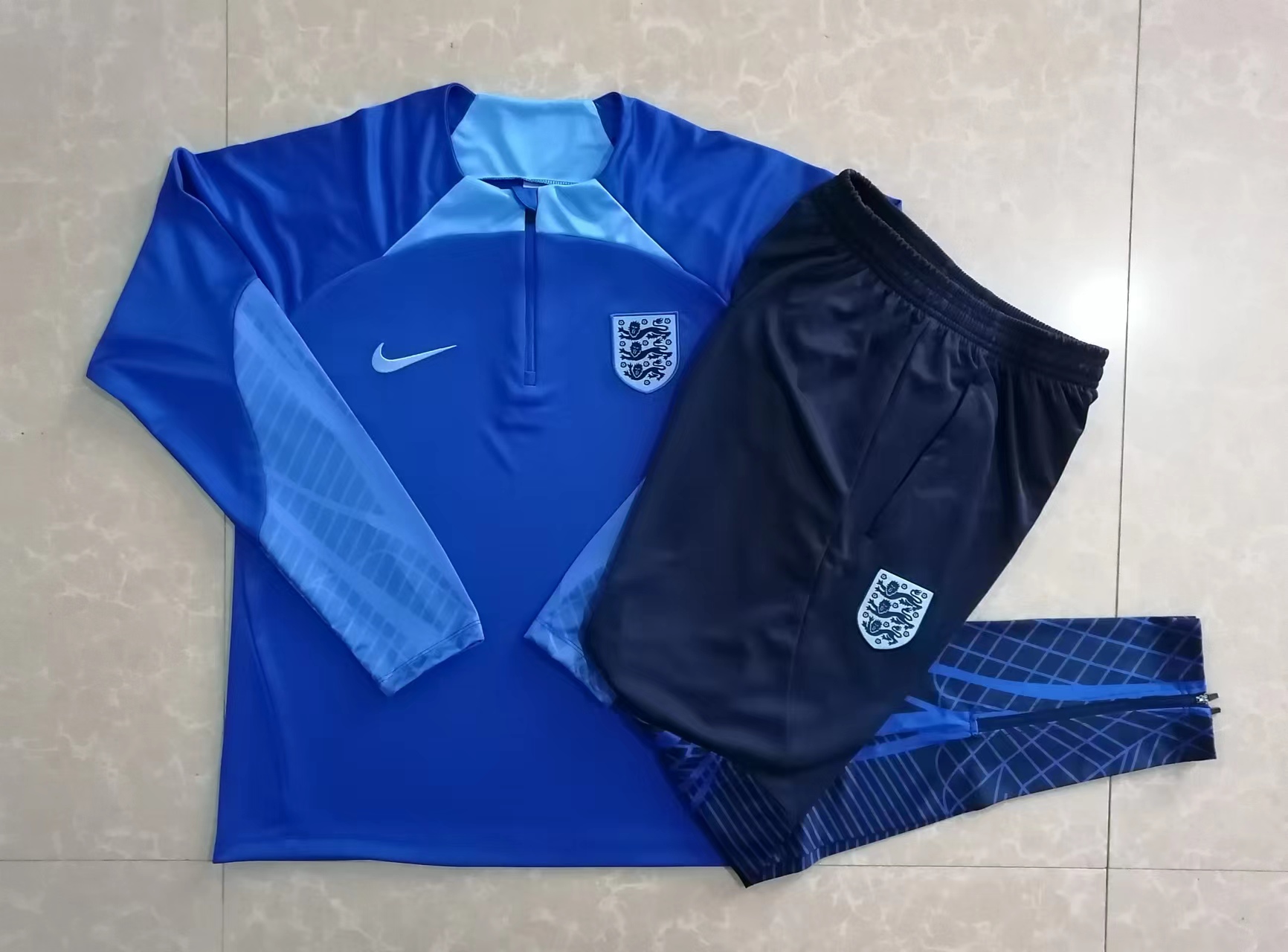 22-23 England Blue Sweater Tracksuit Thai Quality - leoleo123123