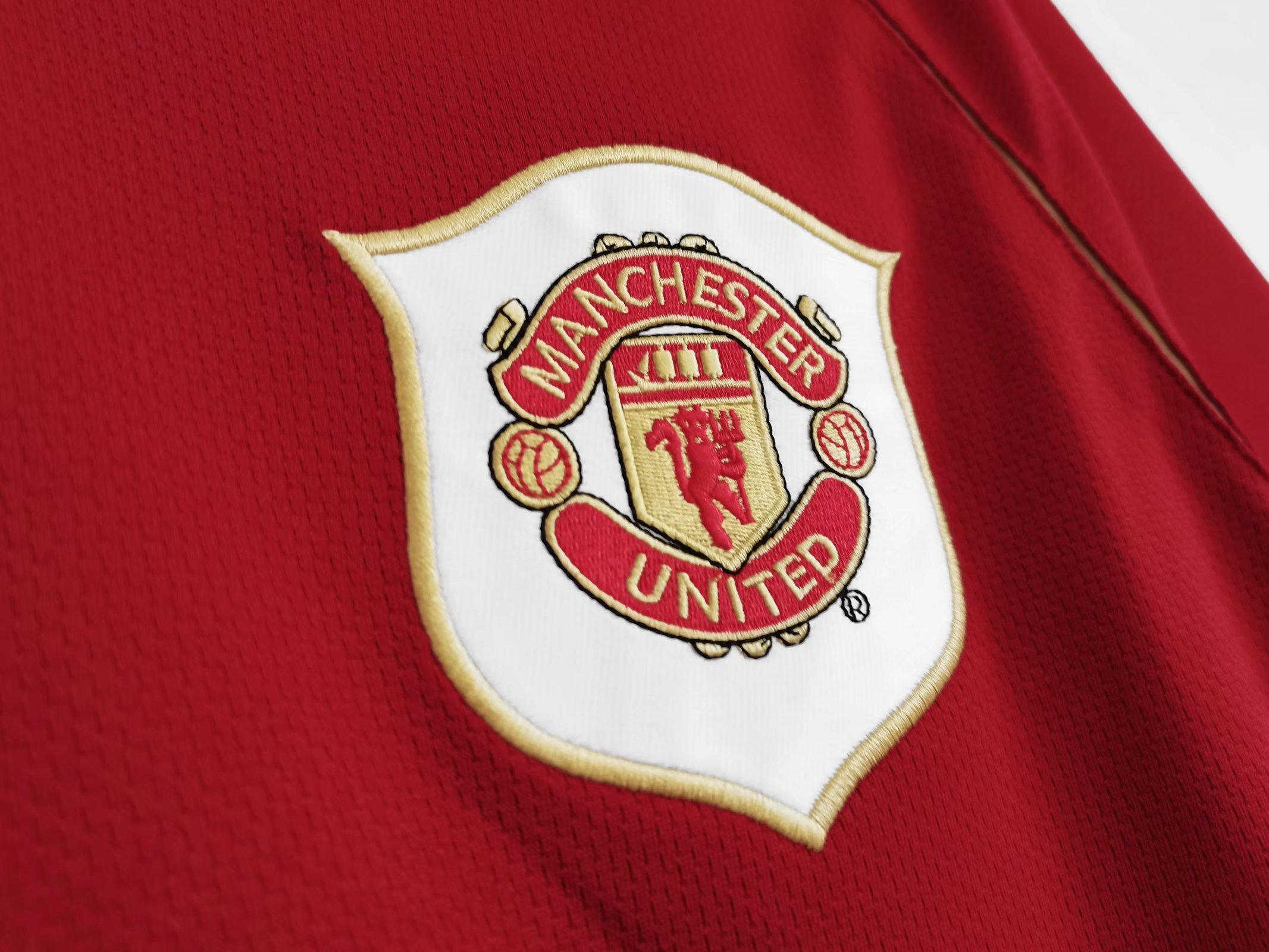 06/07 Man United Home Long Sleeve Retro Jersey - leoleo123123
