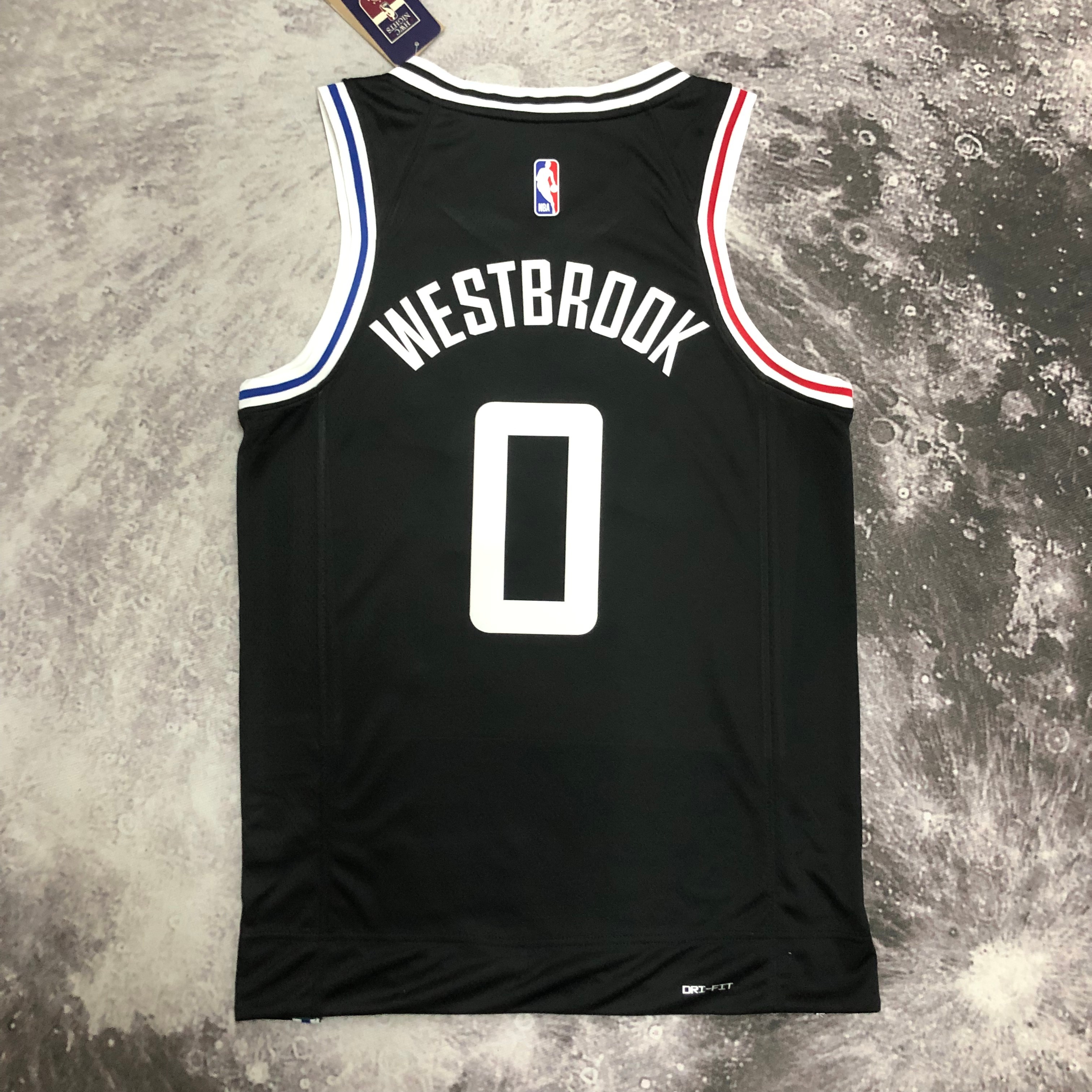NBA Men Season 2023 Los Angeles Clippers Black City Edition #0 WESTBROOK Jersey High Quality Name and Number Print - leoleo123123
