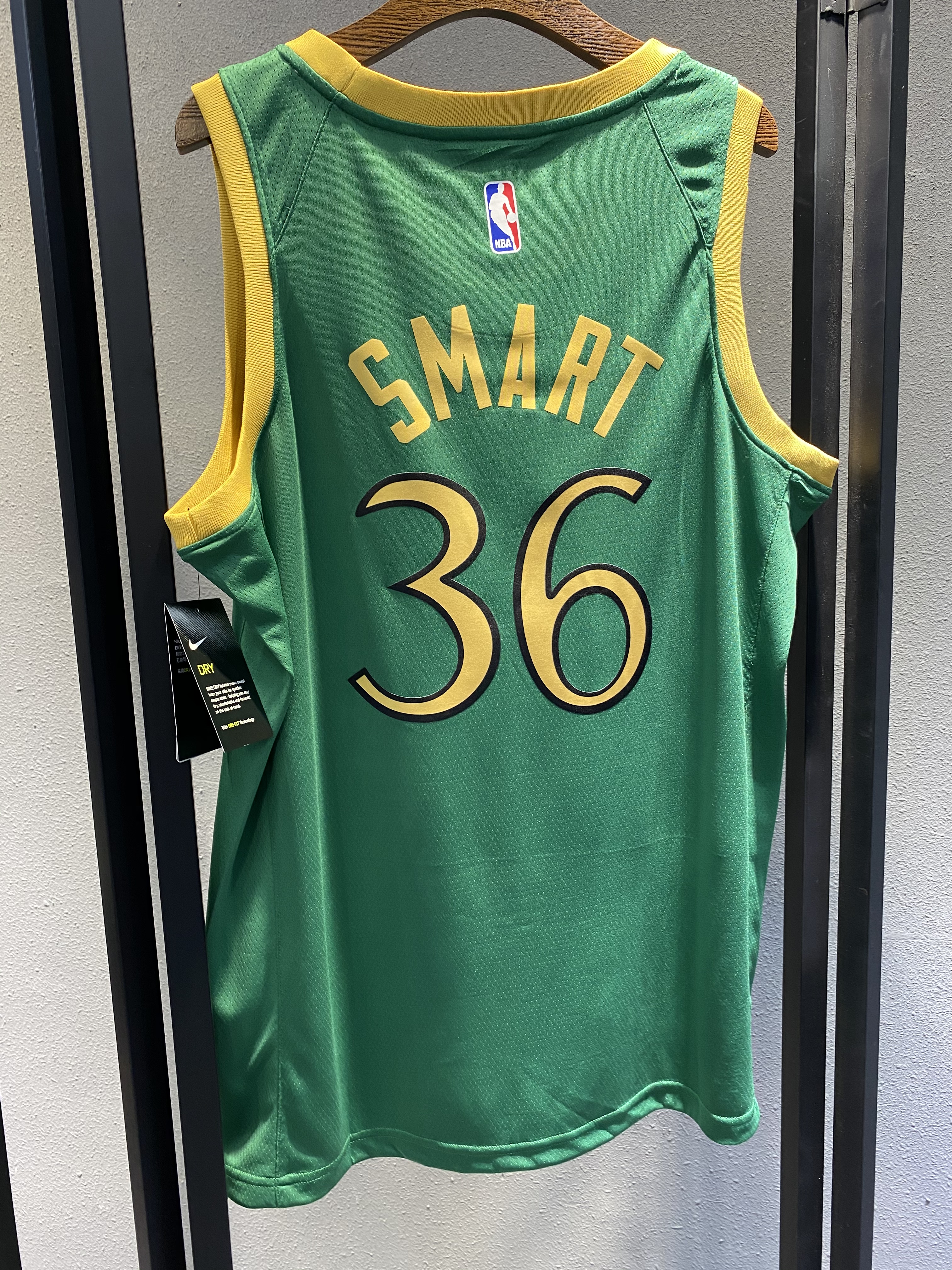 NBA Boston Celtics Green New City19-20 #36 SMART Jersey High Quality Name and Number Print - leoleo123123