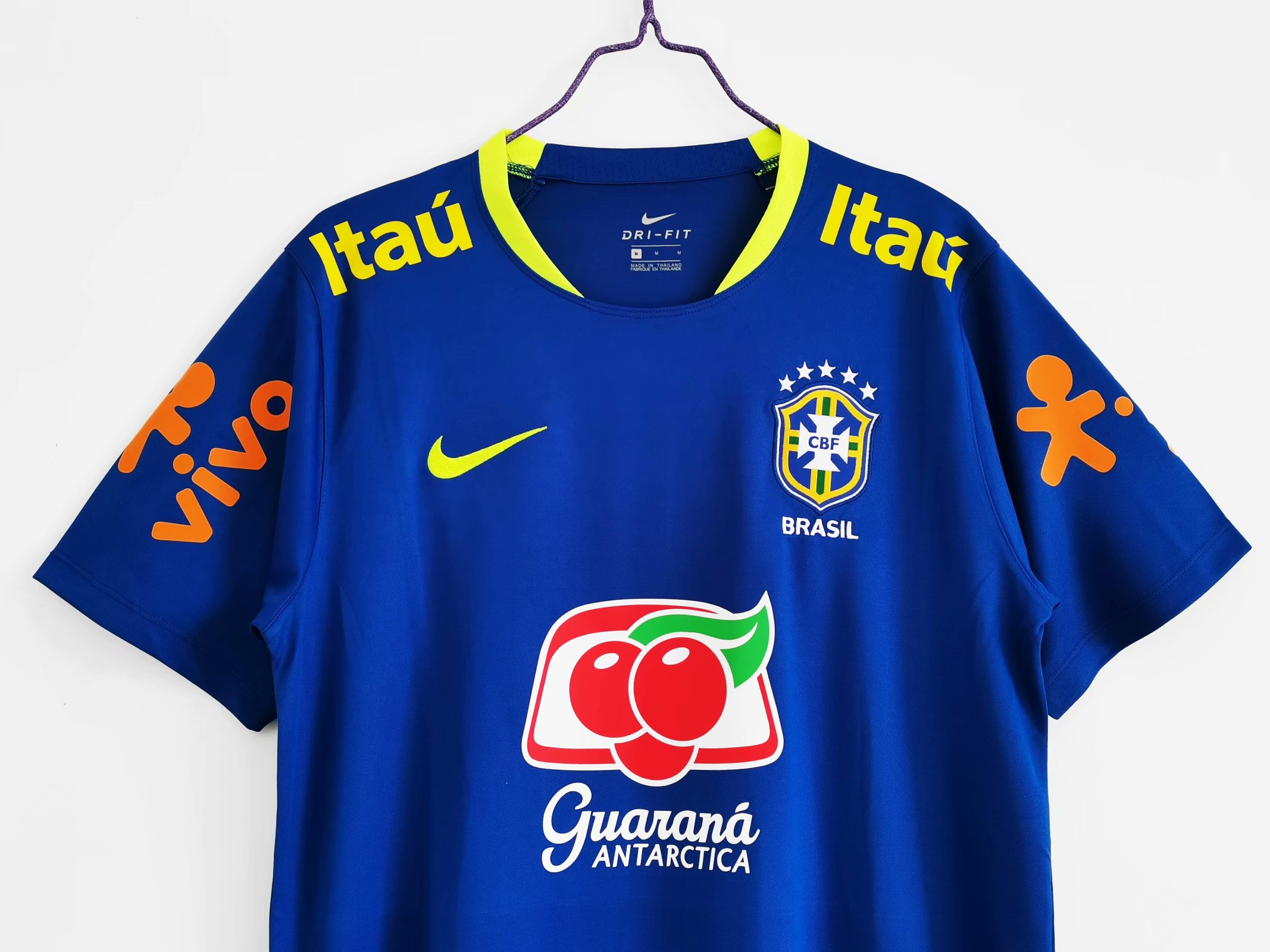 2020 New Brazil Training Jersey Blue 1:1 Quality Thai Quality - leoleo123123
