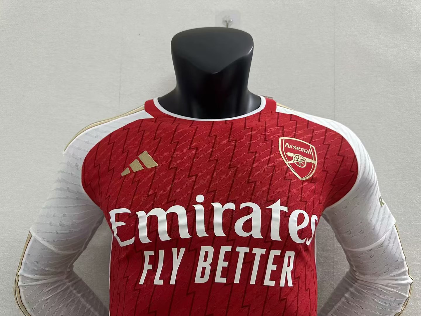 23/24 Arsenal Home Jersey Long Sleeve Player Version 1:1 Quality - leoleo123123