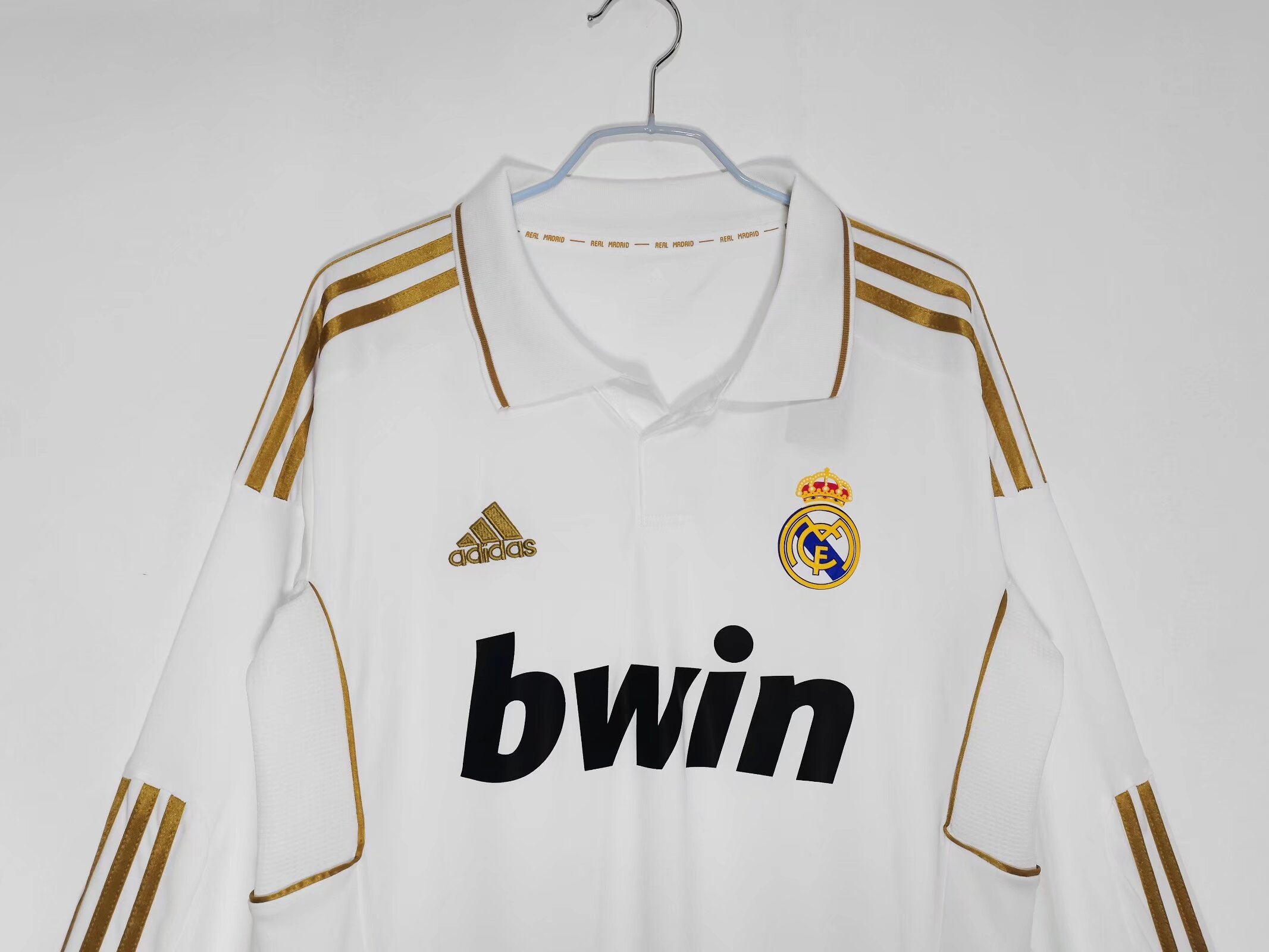 11/12 Real Madrid Home Retro Jersey Long Sleeve - leoleo123123