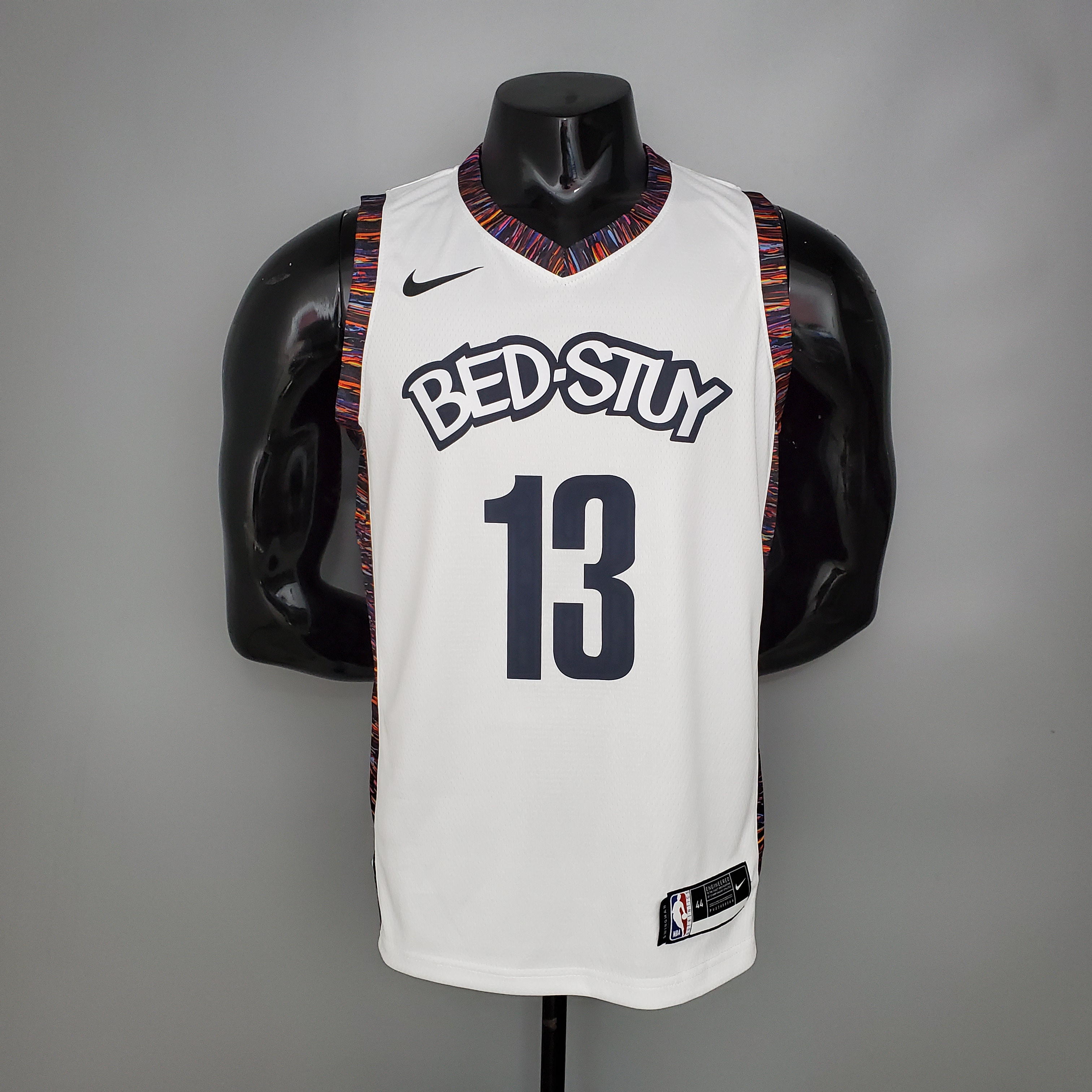 NBA Men New Brooklyn Nets White City #13 HARDEN Jersey High Quality Name and Number Print - leoleo123123