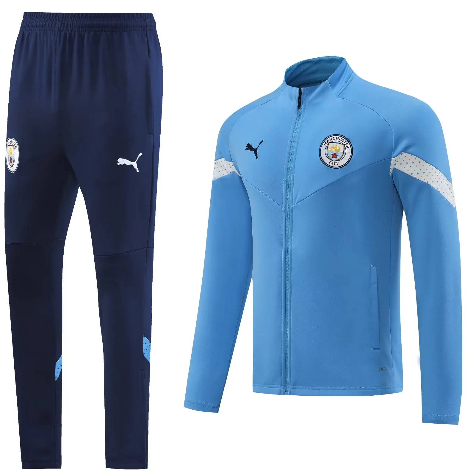 22-23 Man City Blue Jacket Tracksuit Thai Quality - leoleo123123