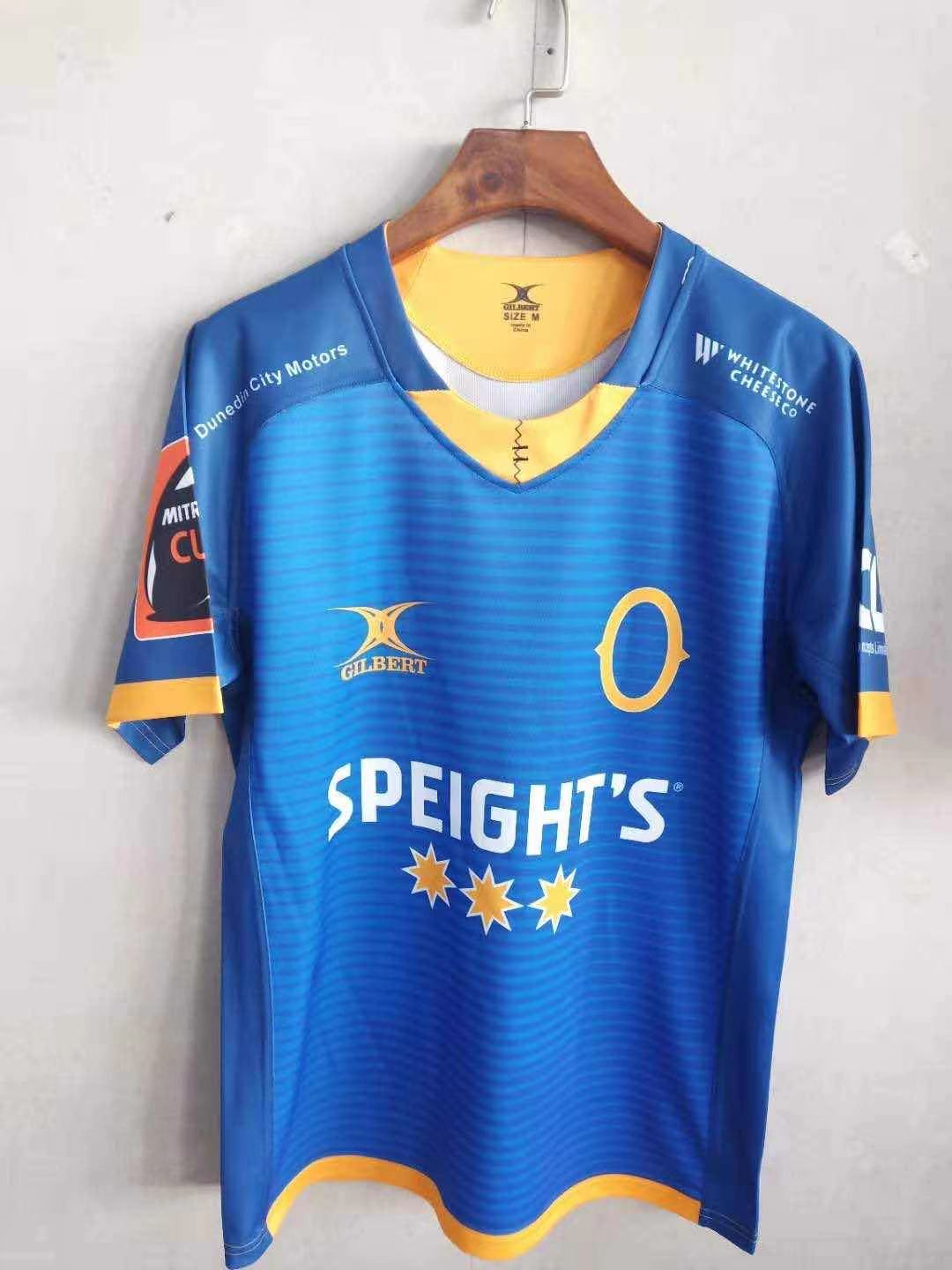 Rugby Season 2021 Otago Blue Rugby Jersey High Quality - leoleo123123