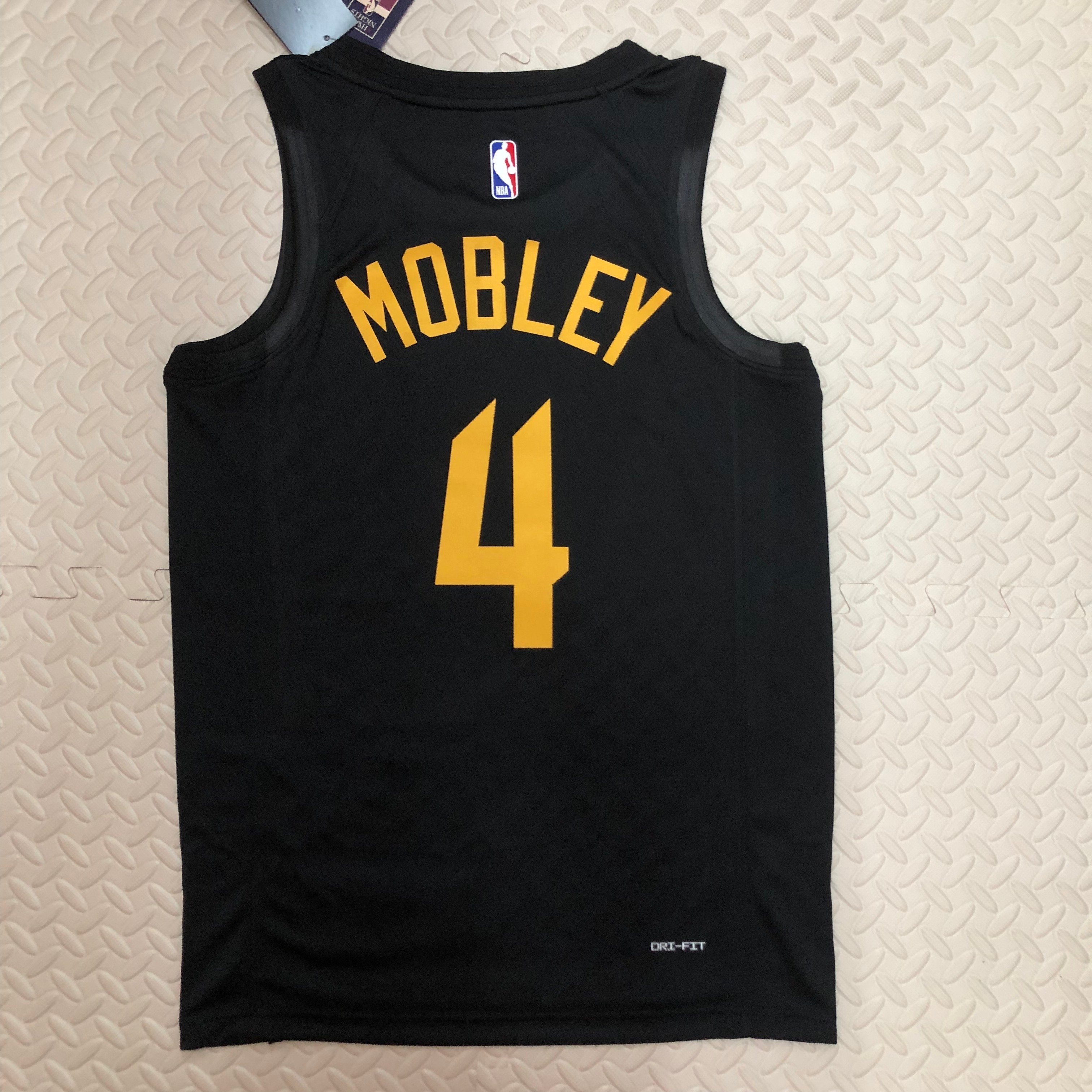 NBA Season 2023 Men Cleveland Cavaliers Black with Jordan Logo #4 MOBLEY Jersey High Quality Name and Number Print - leoleo123123