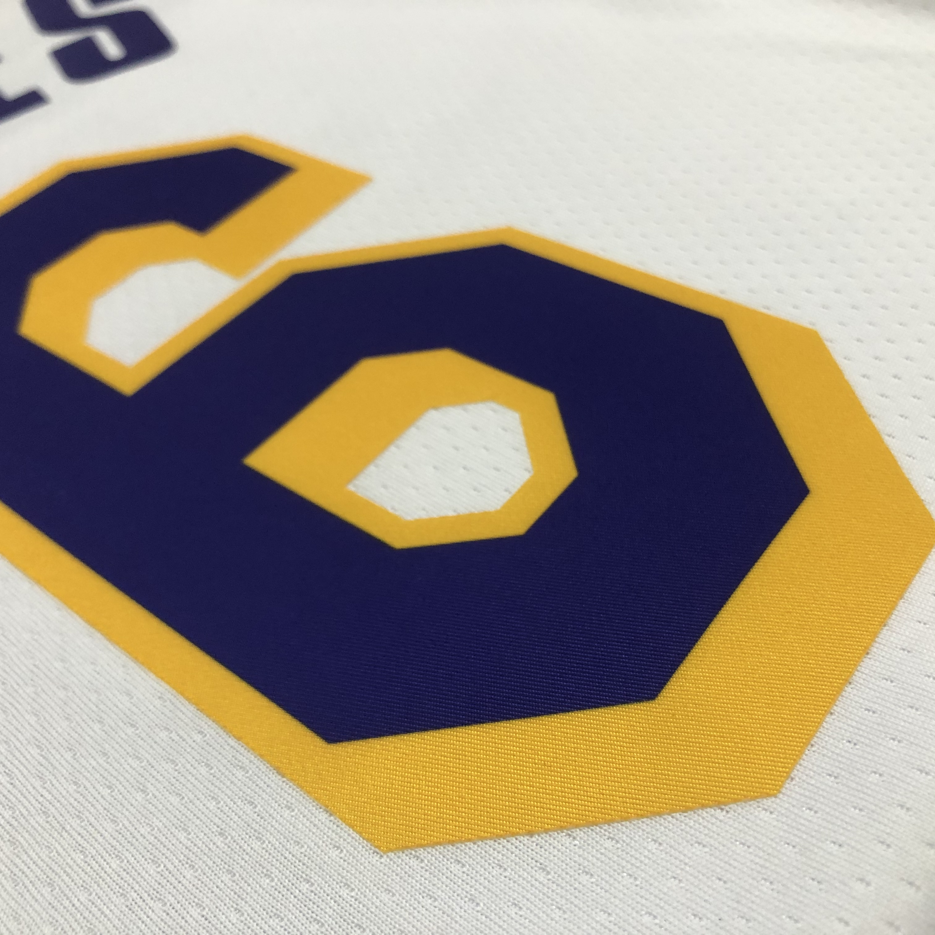 NBA 75th Anniversary Los Angeles Lakers White Round Neck #6 JAMES Jersey High Quality Name and Number Print - leoleo123123