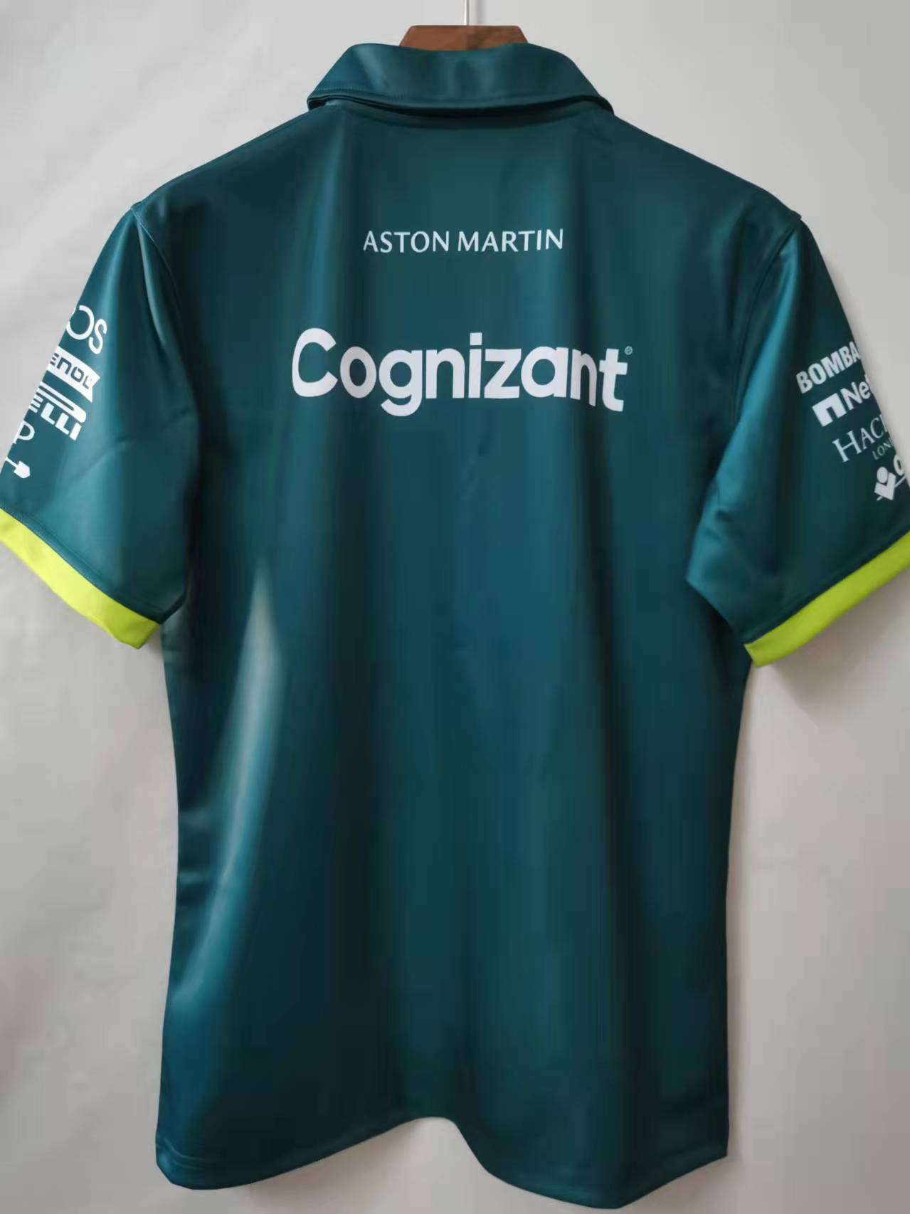2023 Aston Martin Cognizant F1 Team Polo T-Shirt - leoleo123123