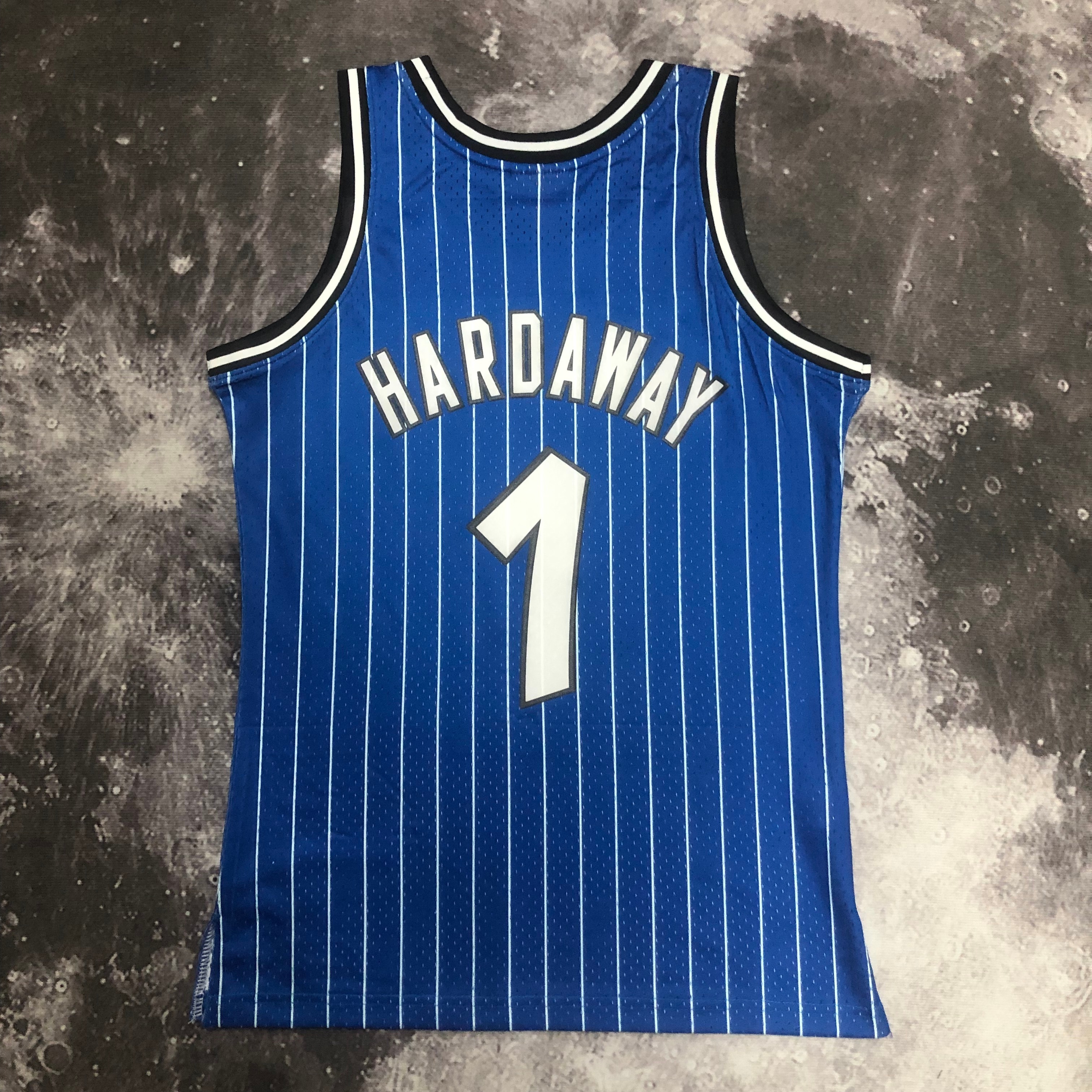 NBA Season Season 94-95 Orlando Magic Blue #1 HARDAWAY Jersey High Quality Name and Number Print - leoleo123123