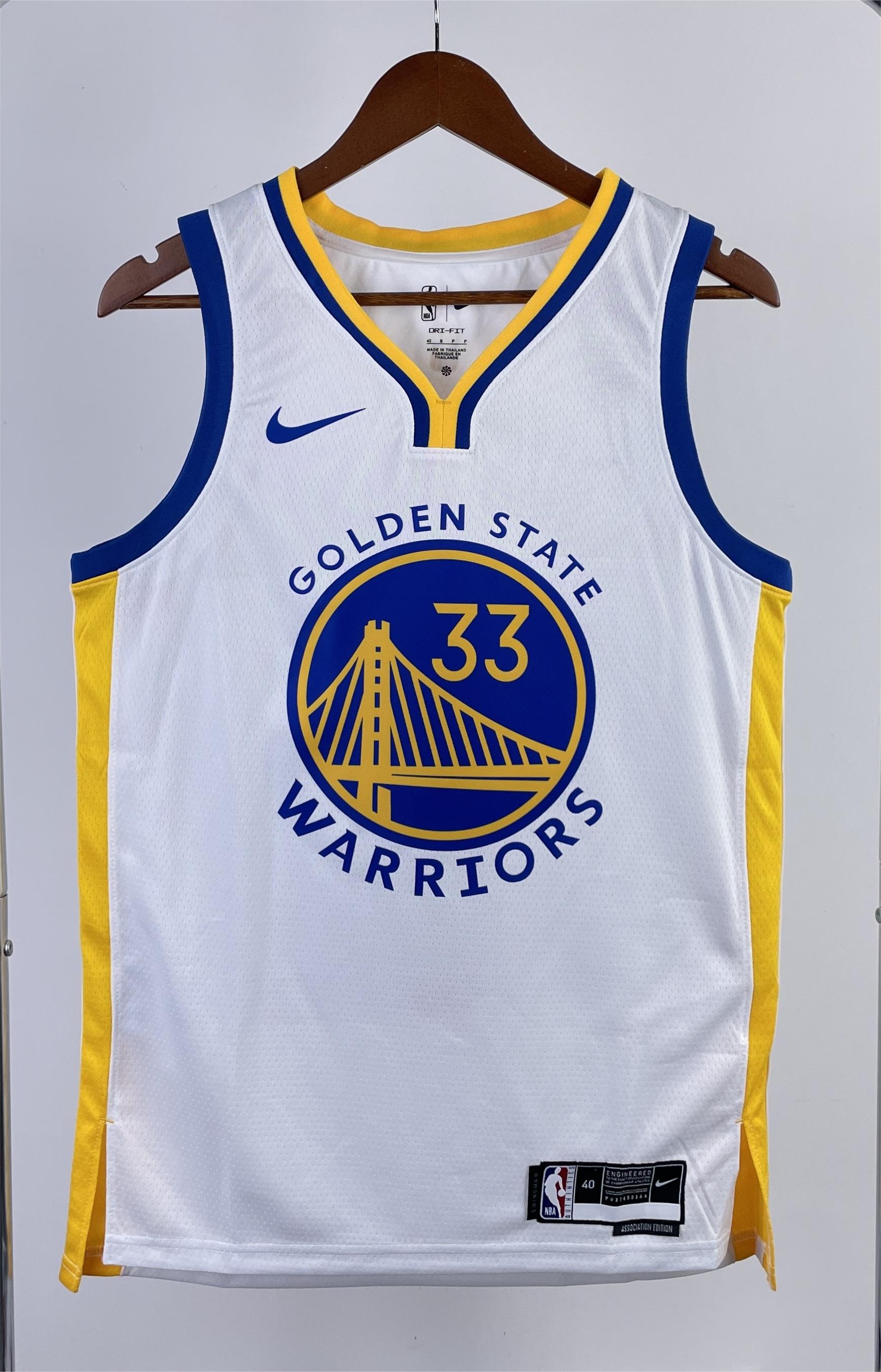 NBA Men 2023 Golden State Warriors White #33 WISEMAN Swingman Jersey - leoleo123123