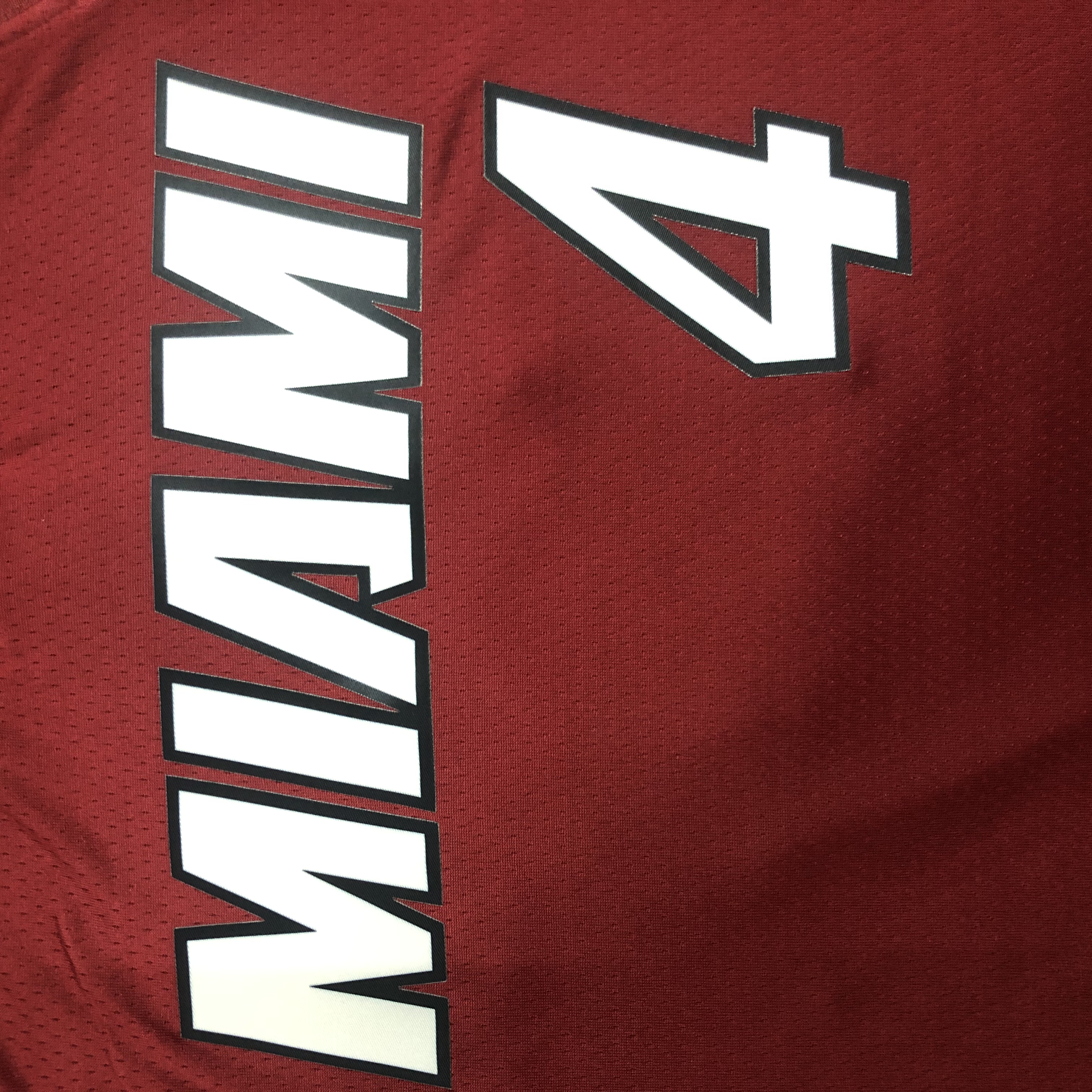 NBA Men 75th Anniversary Miami Heat Red #4 OLADIPO Jersey High Quality Name and Number Print - leoleo123123