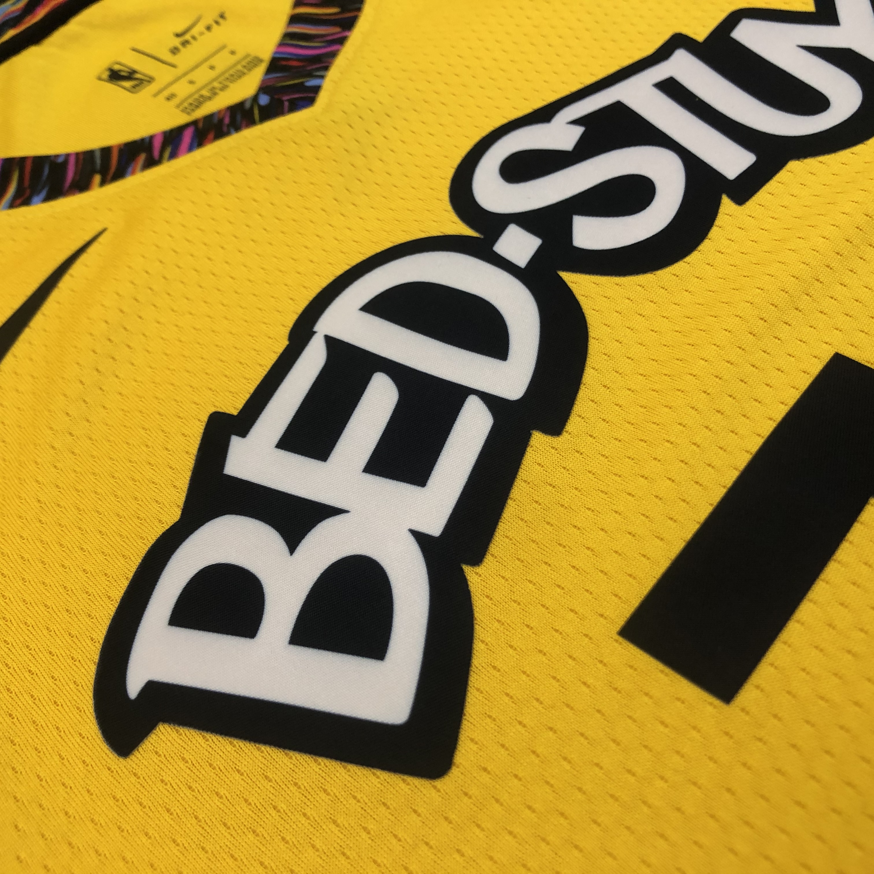NBA Men Brooklyn Nets Yellow #72 BIGGIE Jersey High Quality Name and Number Print - leoleo123123