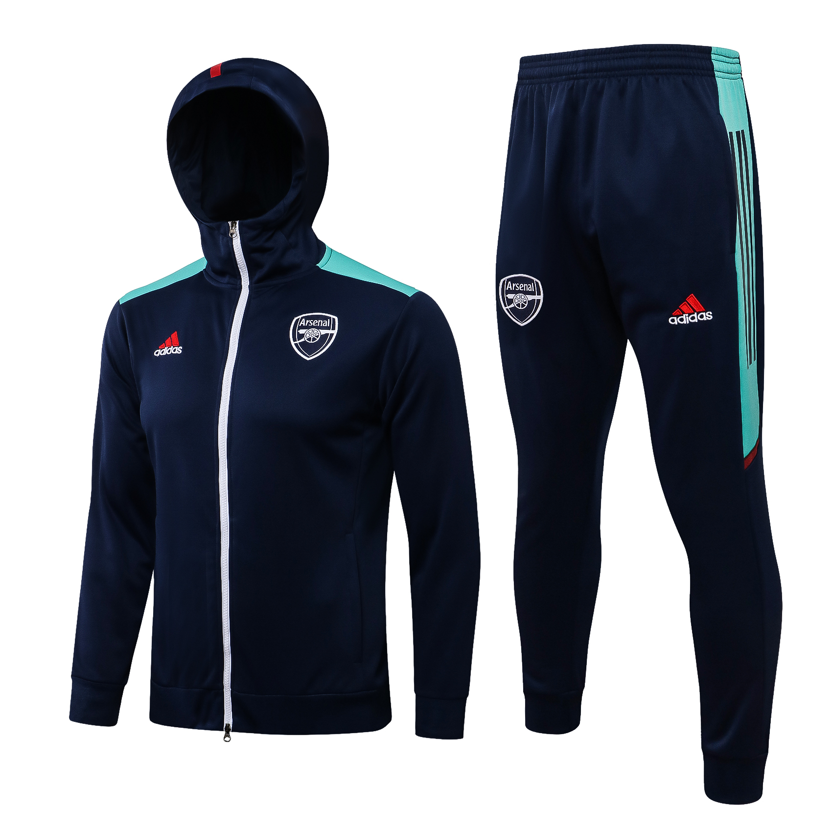 Season 2022 Arsenal Navy Blue Jacket with Cap Tracksuit Thai Quality - leoleo123123