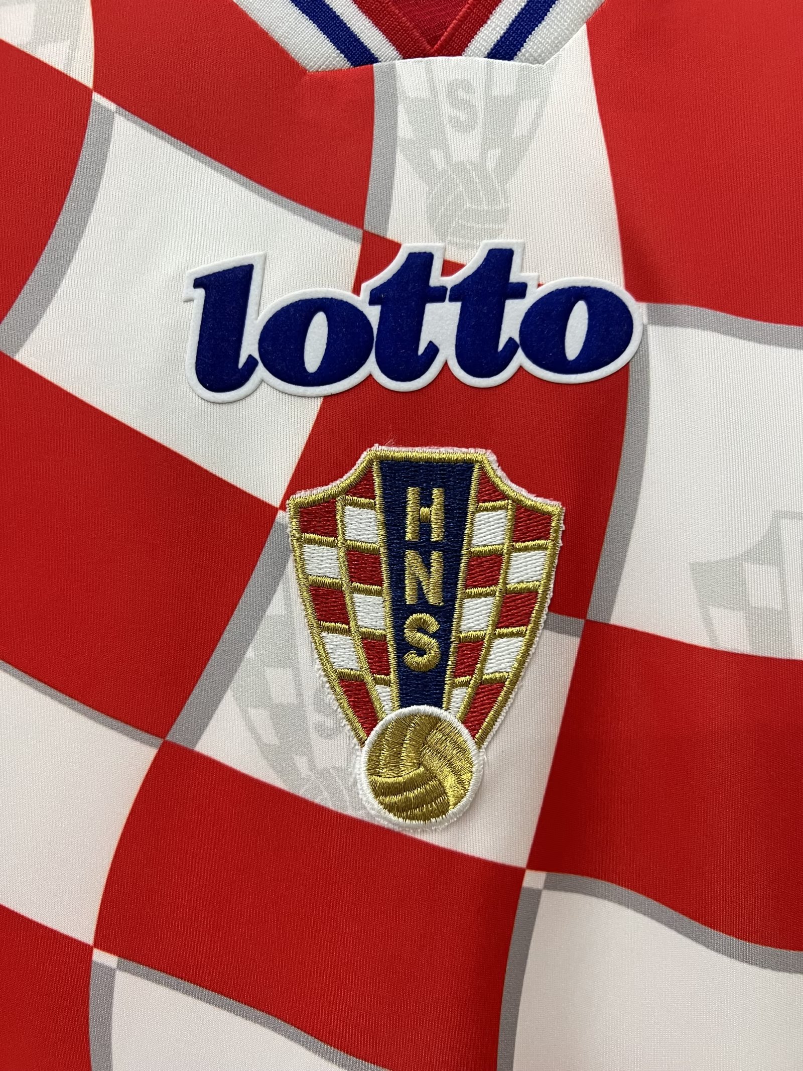 1998 Croatia Home Retro Soccer Jersey - leoleo123123