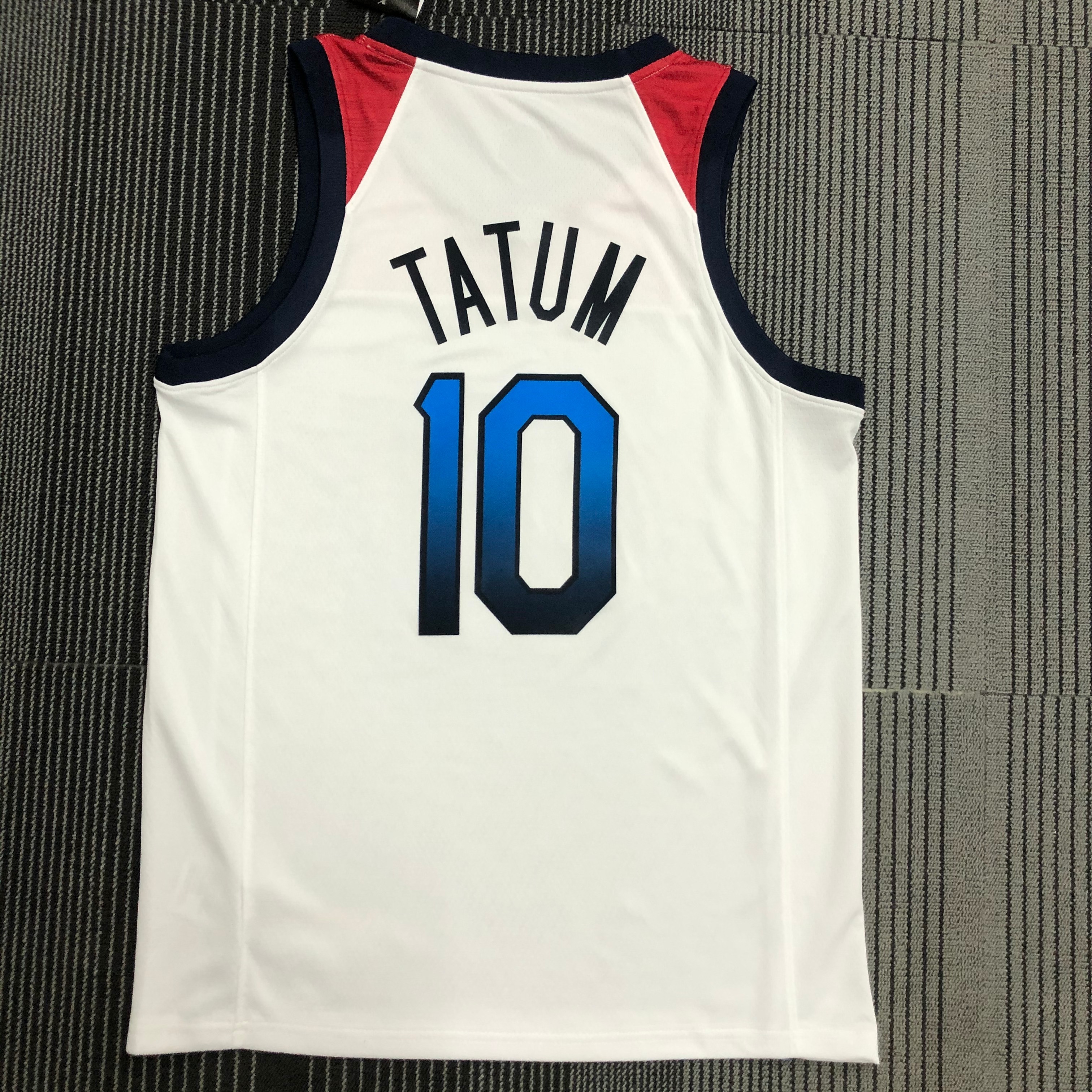 NBA Men Tokoyo Olimpics 2020 USA National White #10 TATUM Jersey High Quality Name and Number Print - leoleo123123