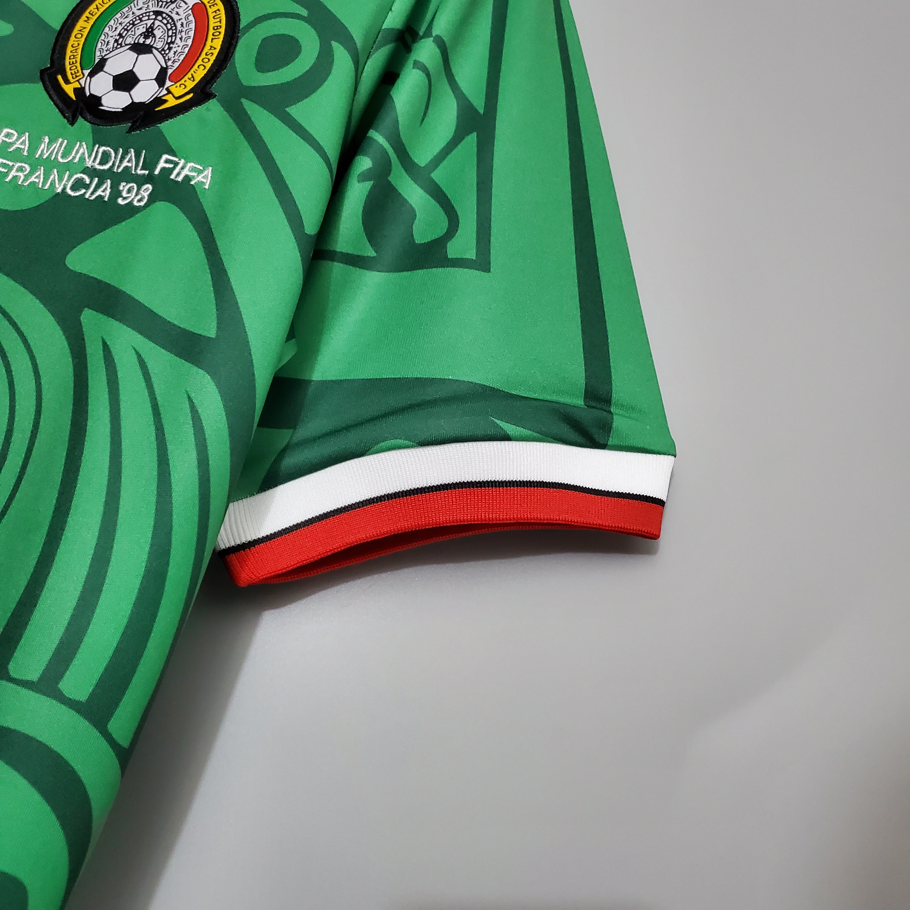 1998 Mexico Home Retro Jersey Fans Version - leoleo123123