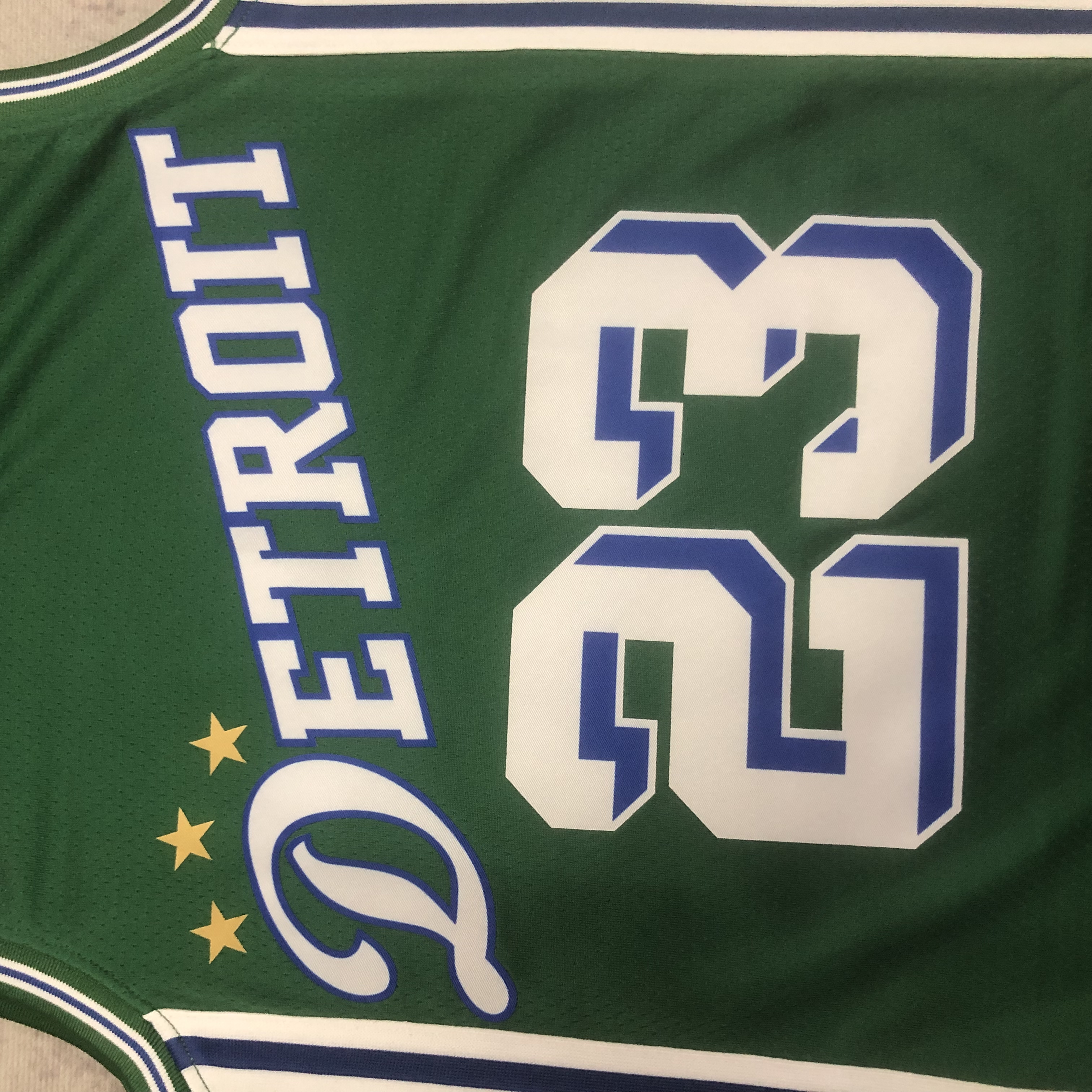 NBA Season 2023 Detroit Pistons Green City Version #23 IVEY Jersey High Quality Name and Number Print - leoleo123123