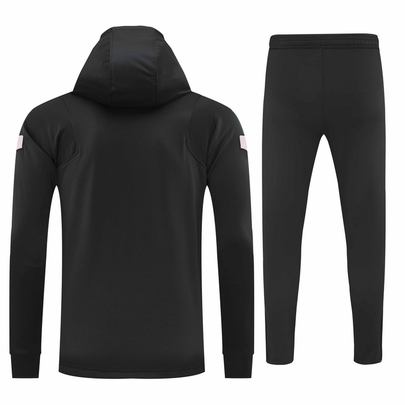 21/22 PSG Black Jacket Tracksuit with Cap Thai Quality - leoleo123123