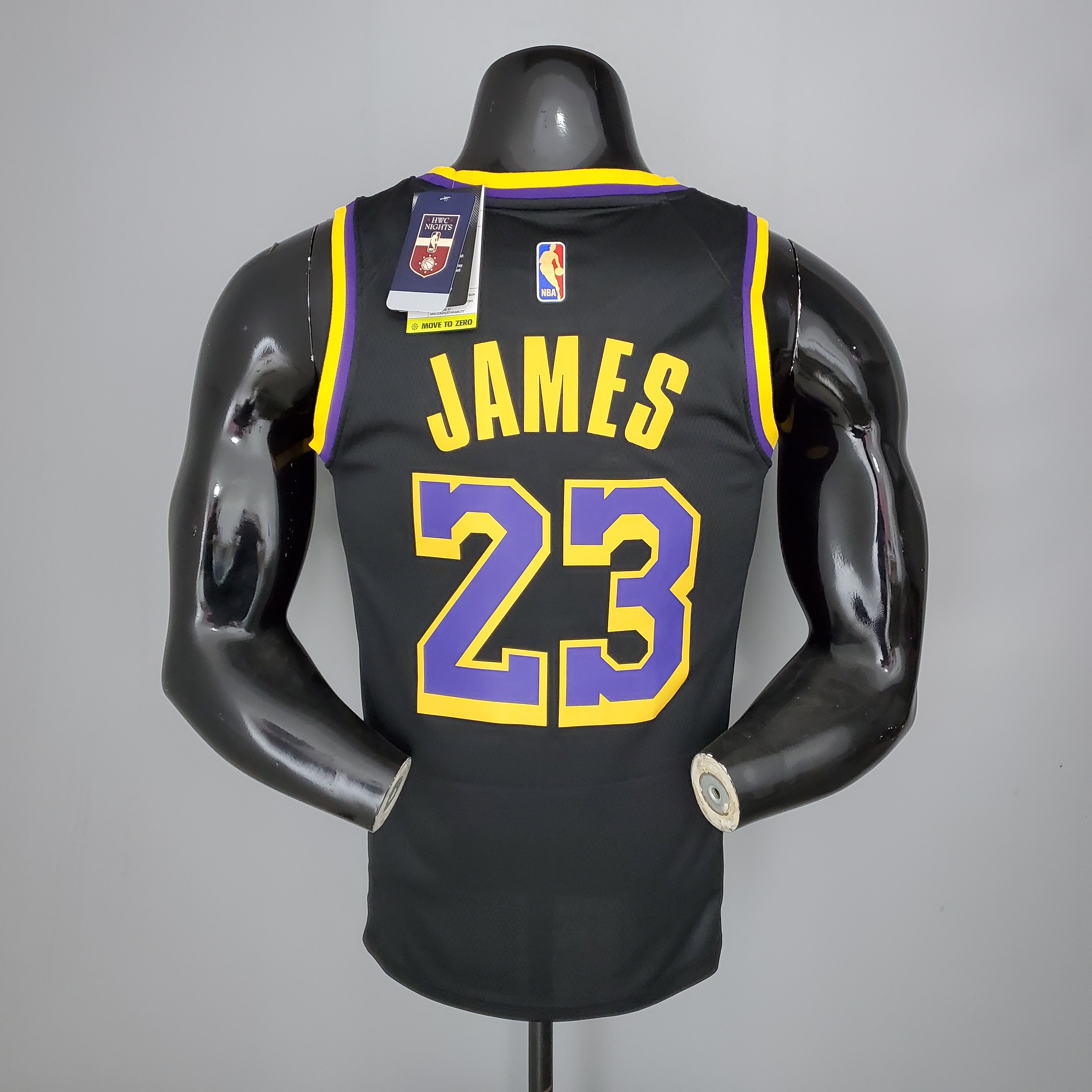 2021 James #23 Lakers Bonus Edition Black NBA Jersey High Quality Name and Number Print - leoleo123123