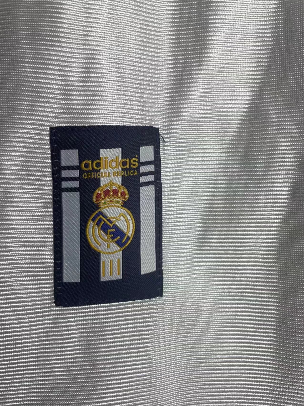 99/00 Real Madrid Home Retro Jersey Long Sleeve - leoleo123123
