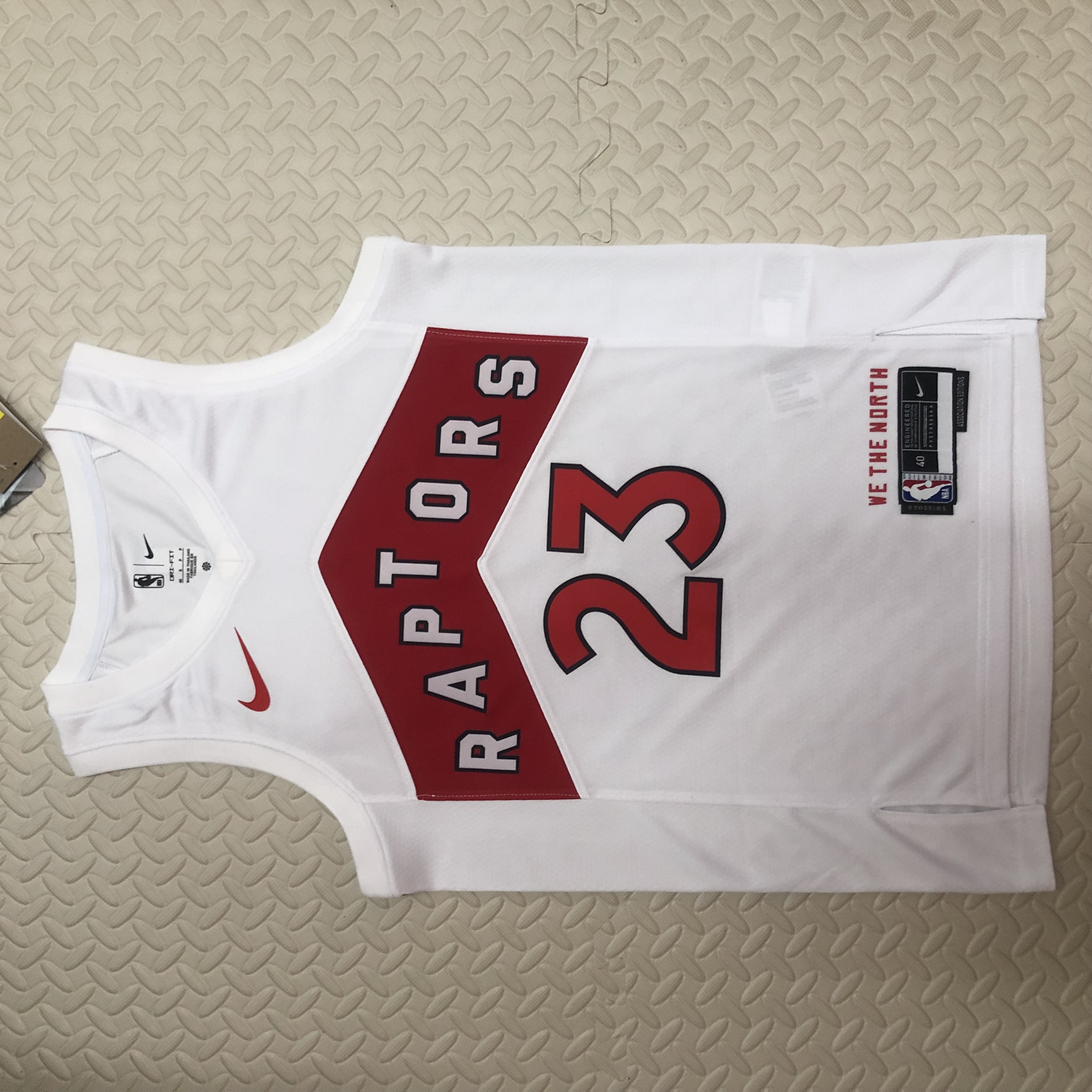 NBA Men Toronto Raptors White #23 VANVLEET Jersey High Quality Name and Number Print - leoleo123123