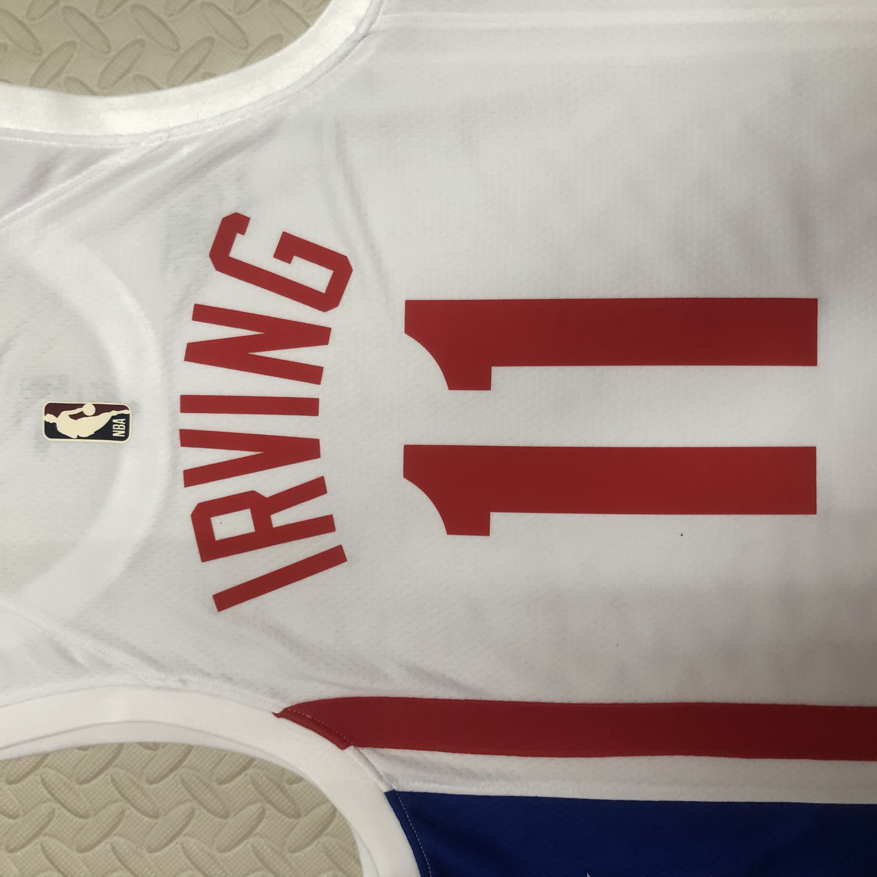 NBA Men Season 2023 Brooklyn Nets White #11 IRVING Jersey High Quality Name and Number Print - leoleo123123