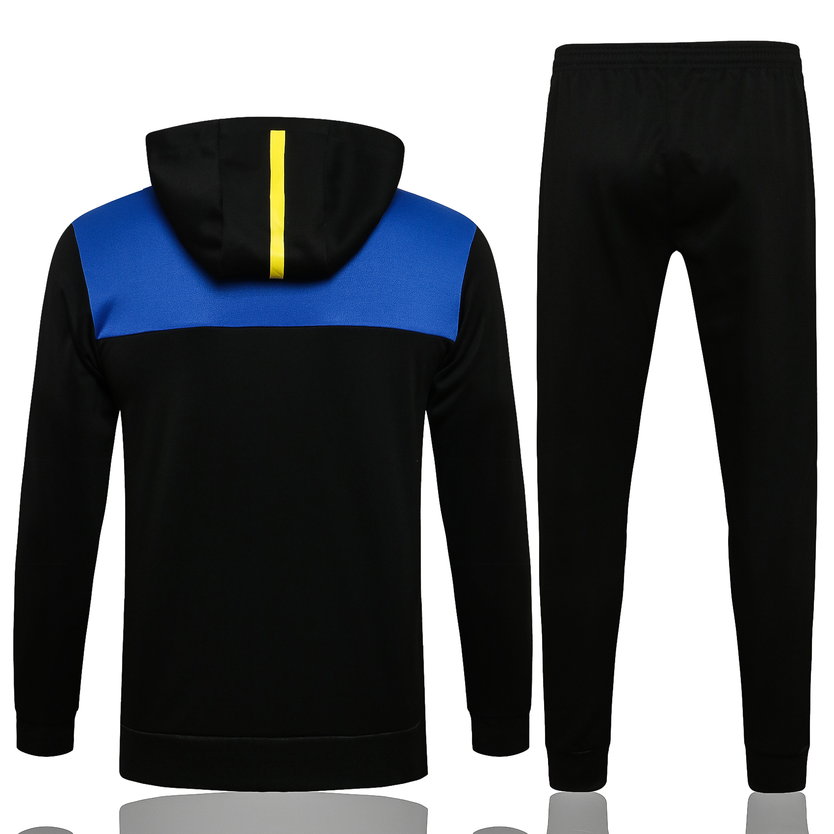 21/22 Man United Black Jacket Tracksuit with Cap Thai Quality - leoleo123123