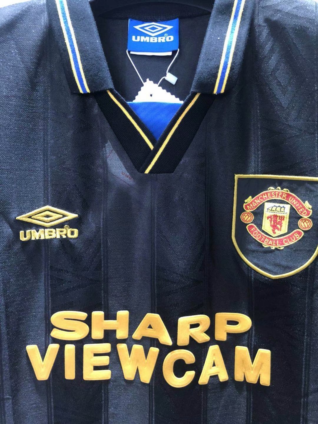 93-94 Man United Away Retro Jersey - leoleo123123