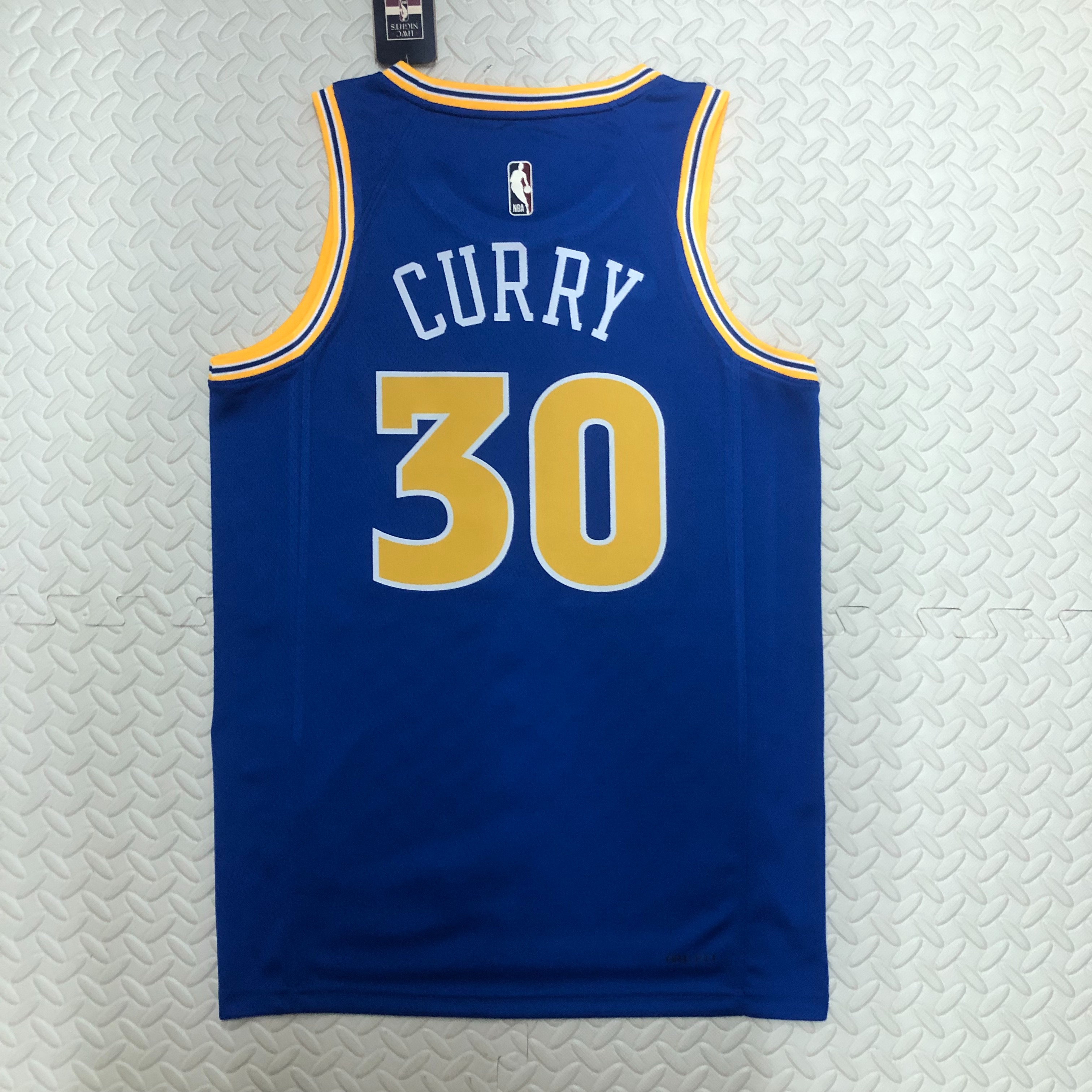 NBA Men Season 2023 Golden State Warriors Blue Retro #30 CURRY Jersey High Quality Name and Number Print - leoleo123123
