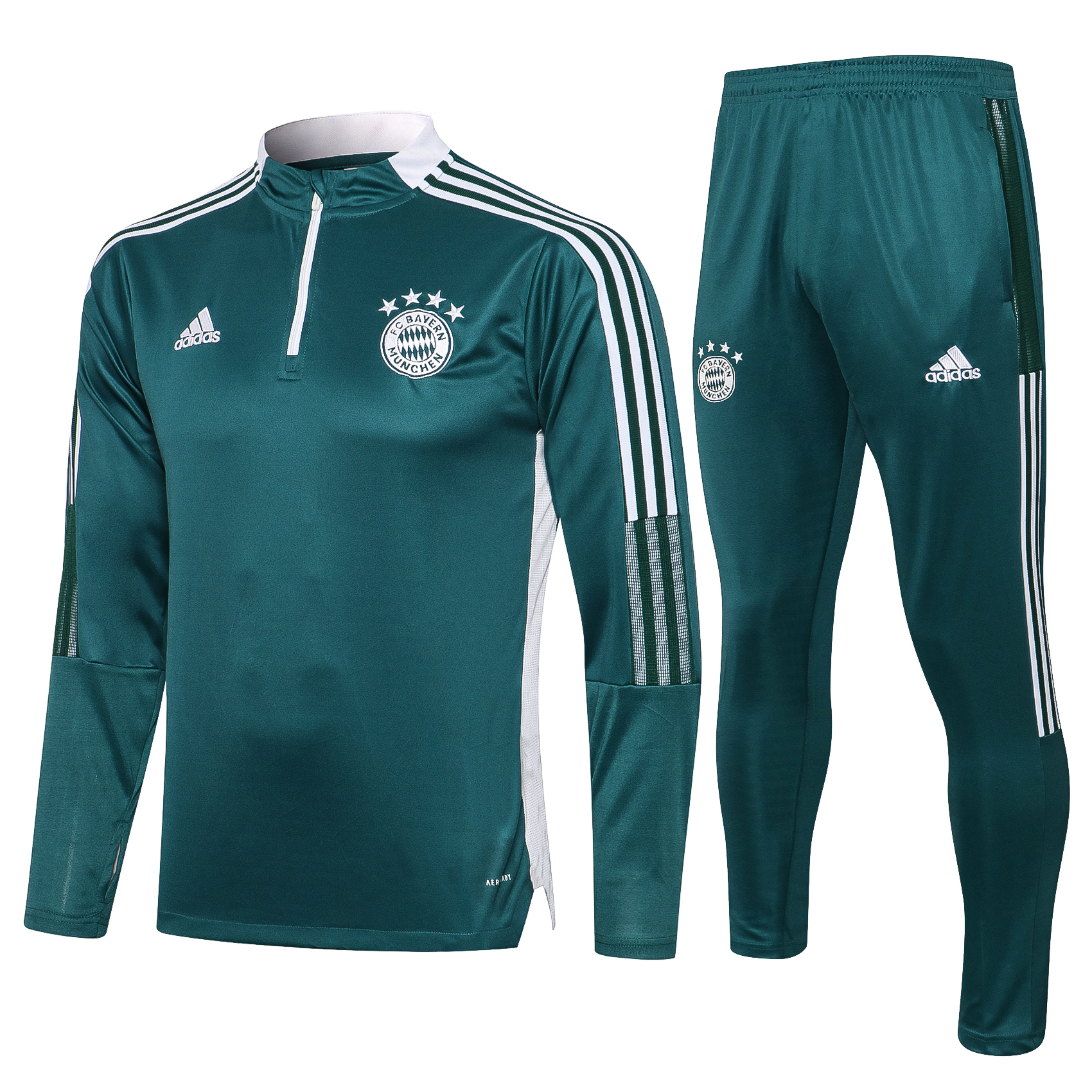 21-22 Bayern Green Sweater Tracksuit Thai Quality - leoleo123123