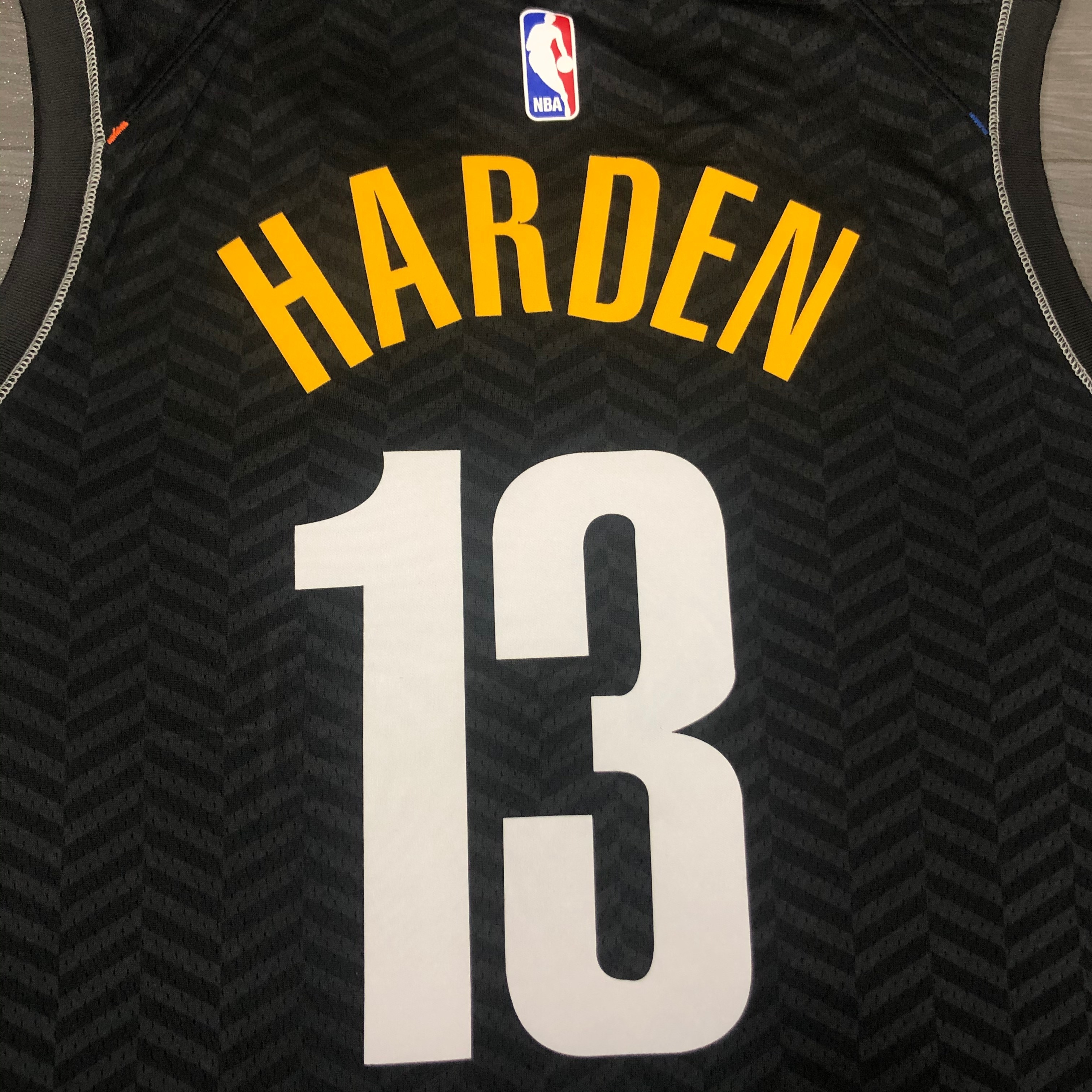 NBA Men Season 2021 Brooklyn Nets Black City #13 HARDEN Jersey High Quality Name and Number Print - leoleo123123