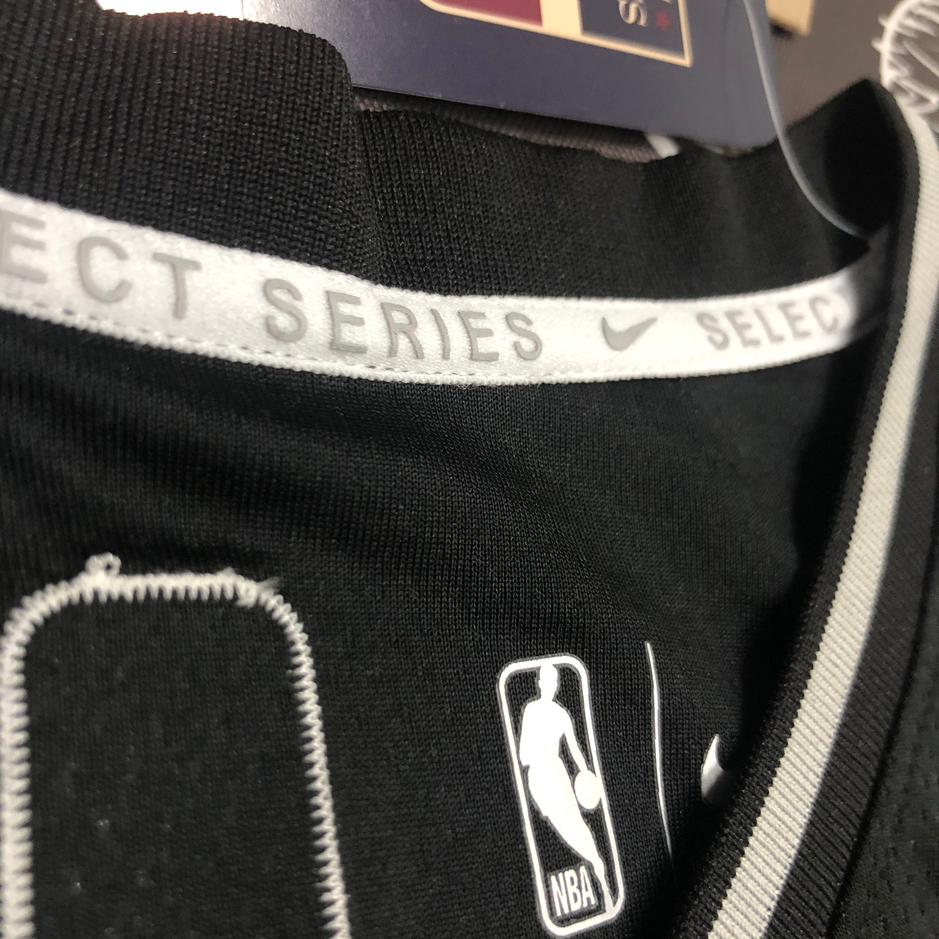 NBA Men 75th Anniversary Dallas Mavericks Select Series Black #77 DONCIC Jersey High Quality Name and Number Print - leoleo123123