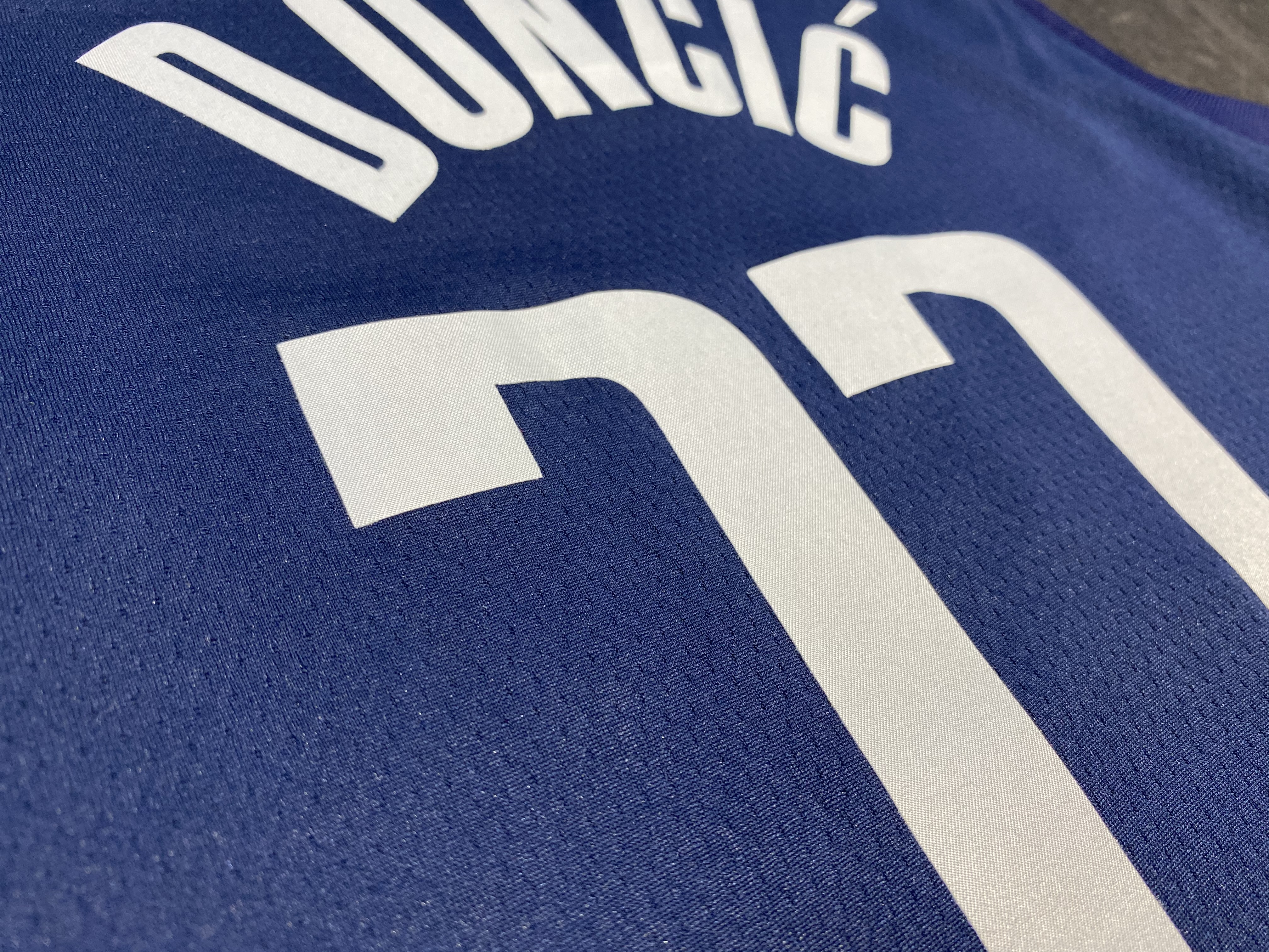 NBA Men Dallas Mavericks Dark Blue #77 DONCIC Jersey High Quality Name and Number Print - leoleo123123