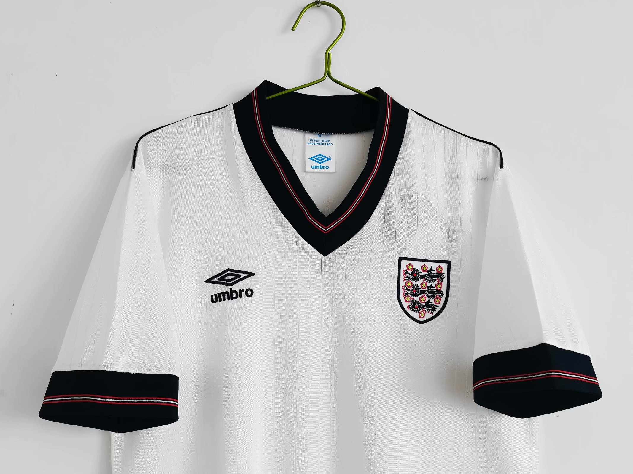 84/87 England Home Retro Jersey - leoleo123123