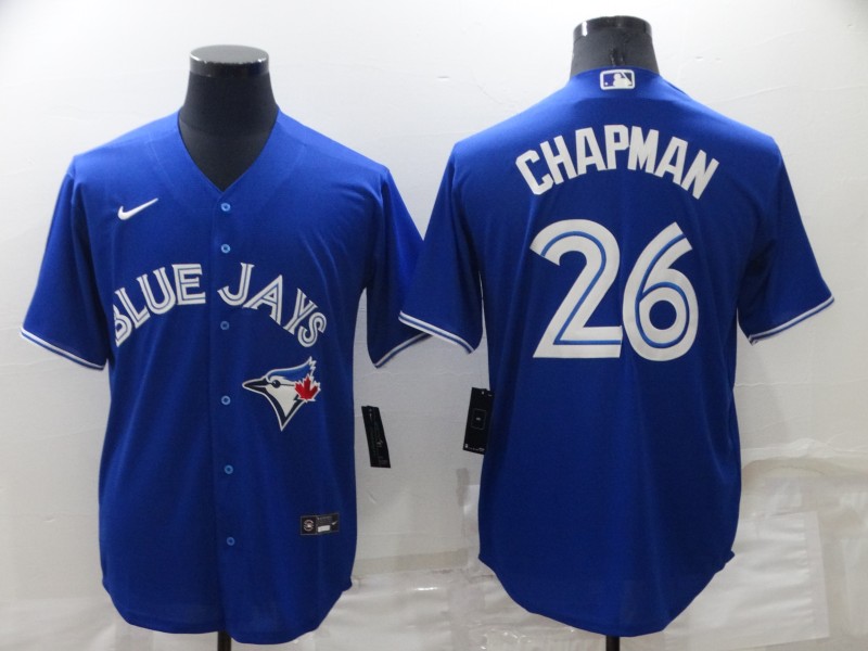 Toronto Blue Jays Vladimir Blue CHAPMAN #26 Baseball Jersey - leoleo123123